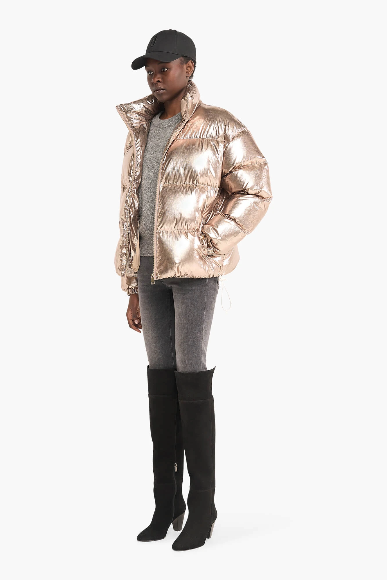 Puffer Jas Dames Jax Champagne