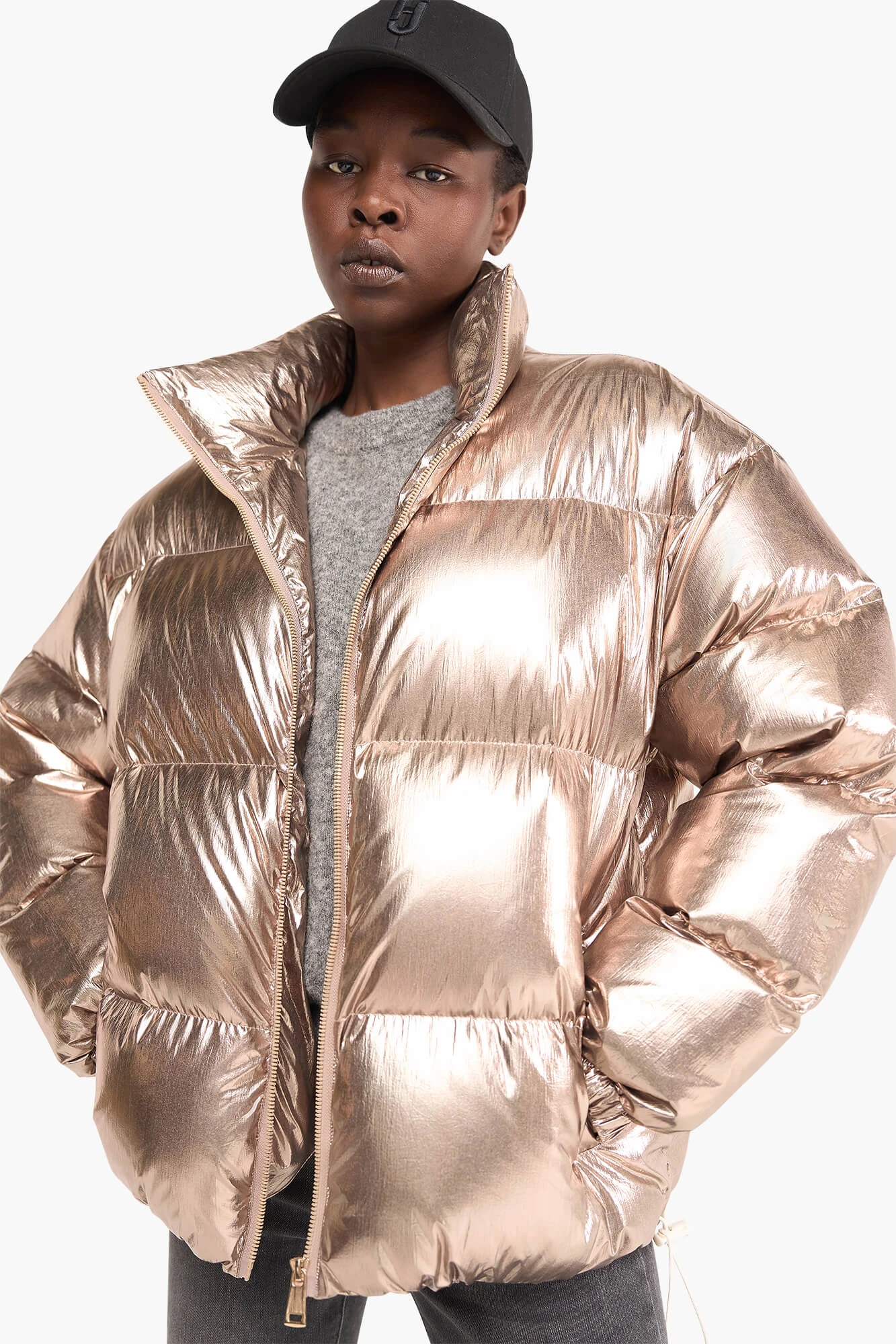 Puffer Jas Dames Jax Champagne