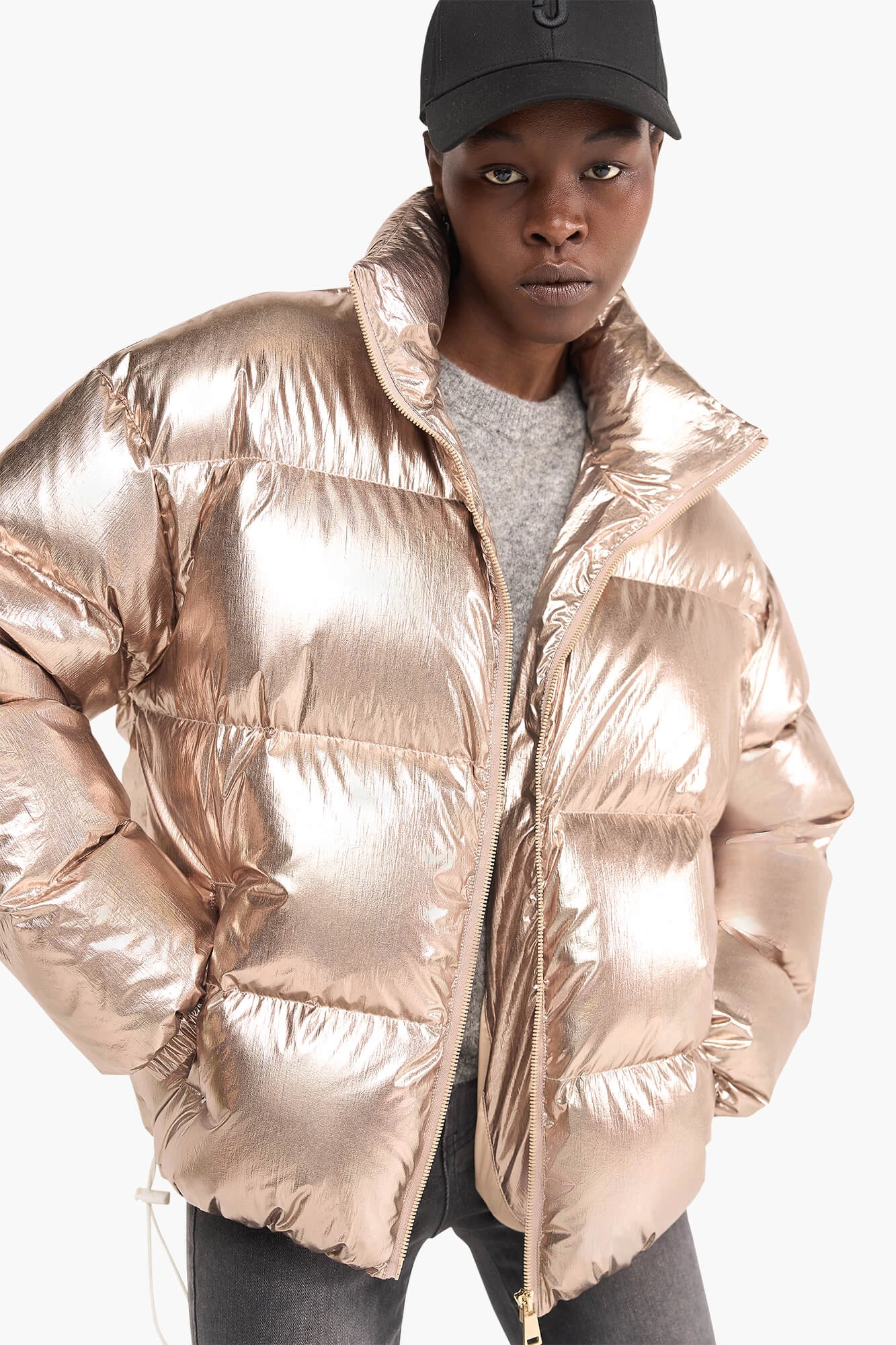 Puffer Jas Dames Jax Champagne