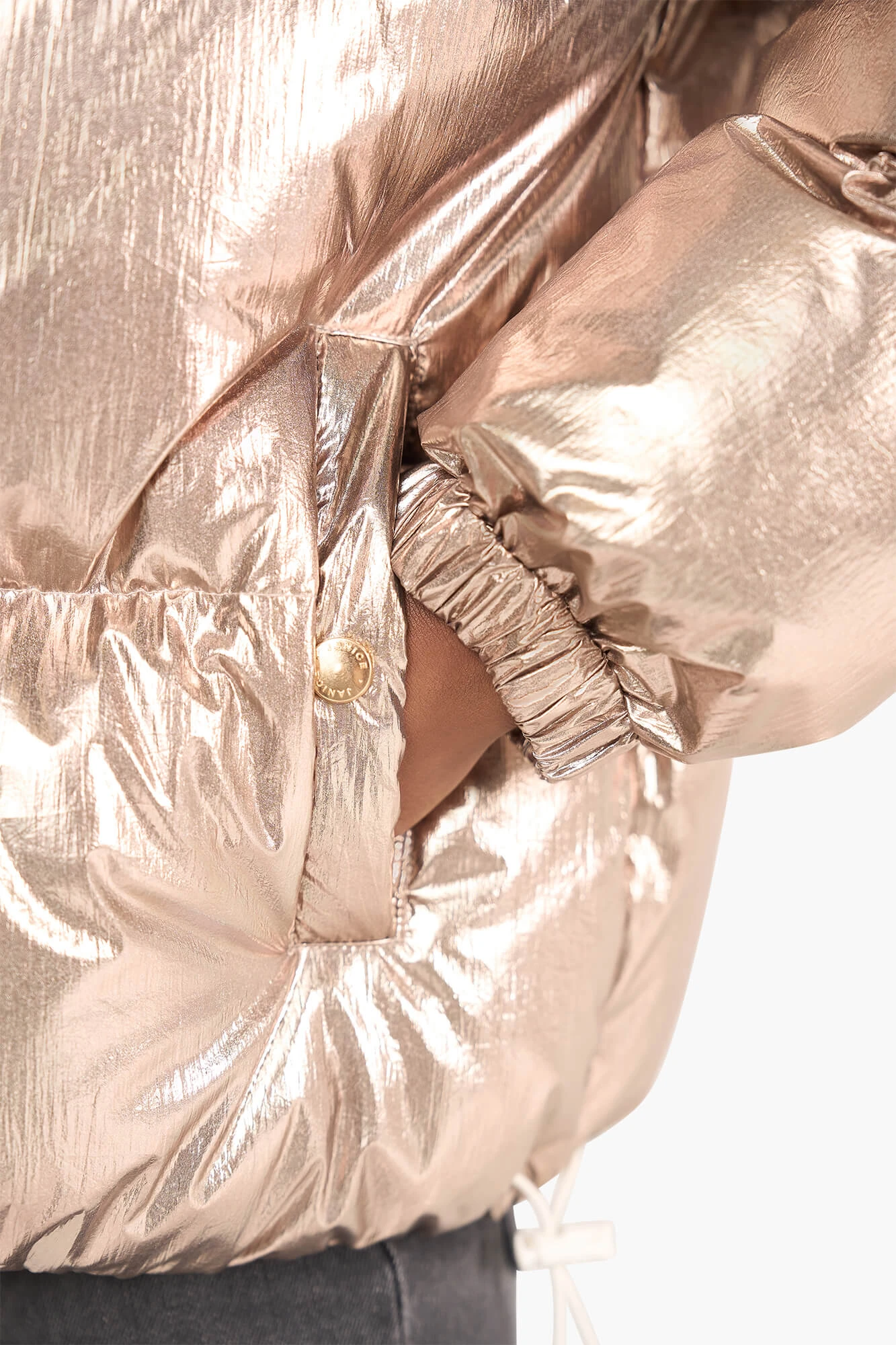 Puffer Jas Dames Jax Champagne