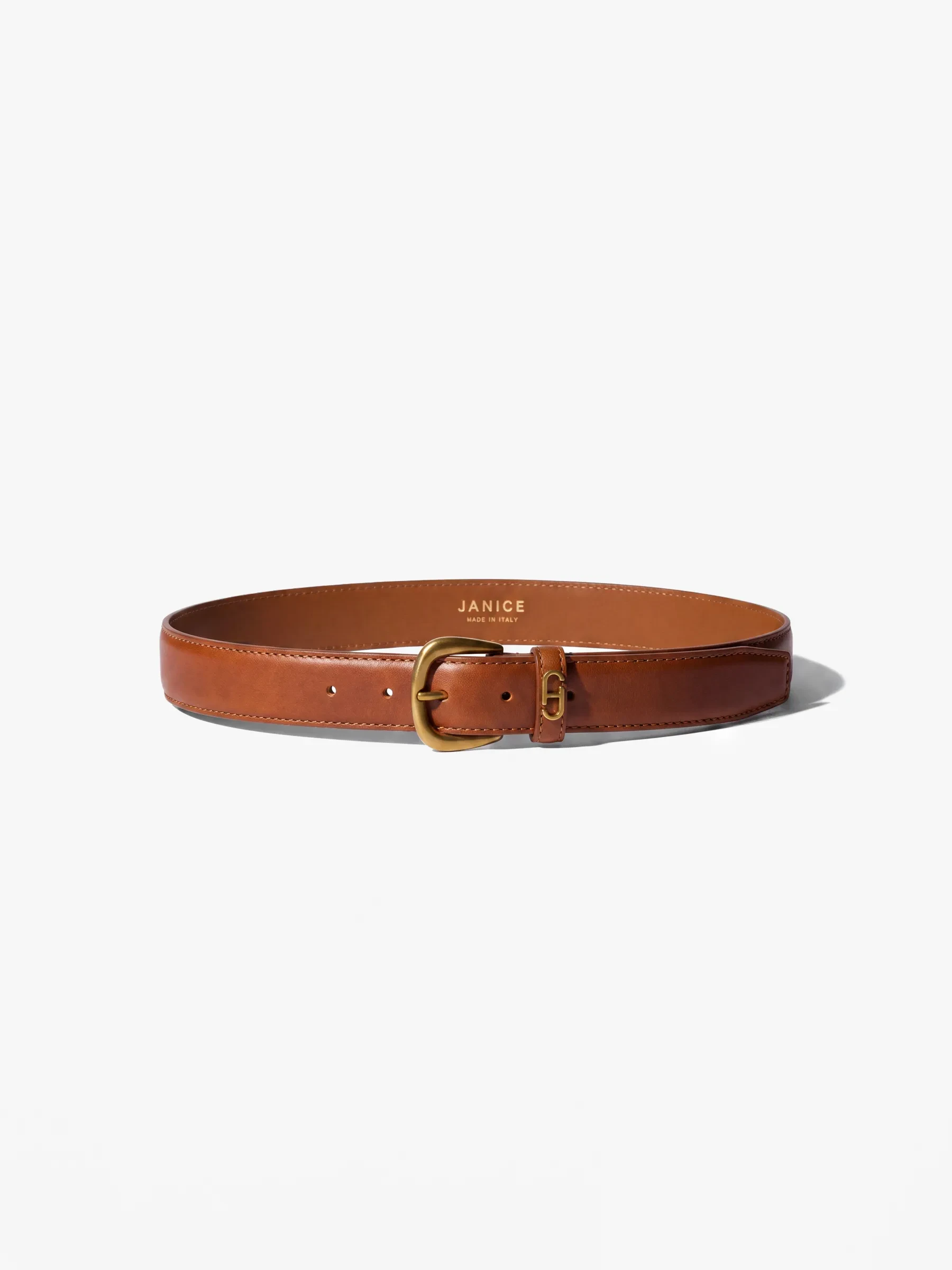 Riem Leer Dames Tabacco Malone Brass