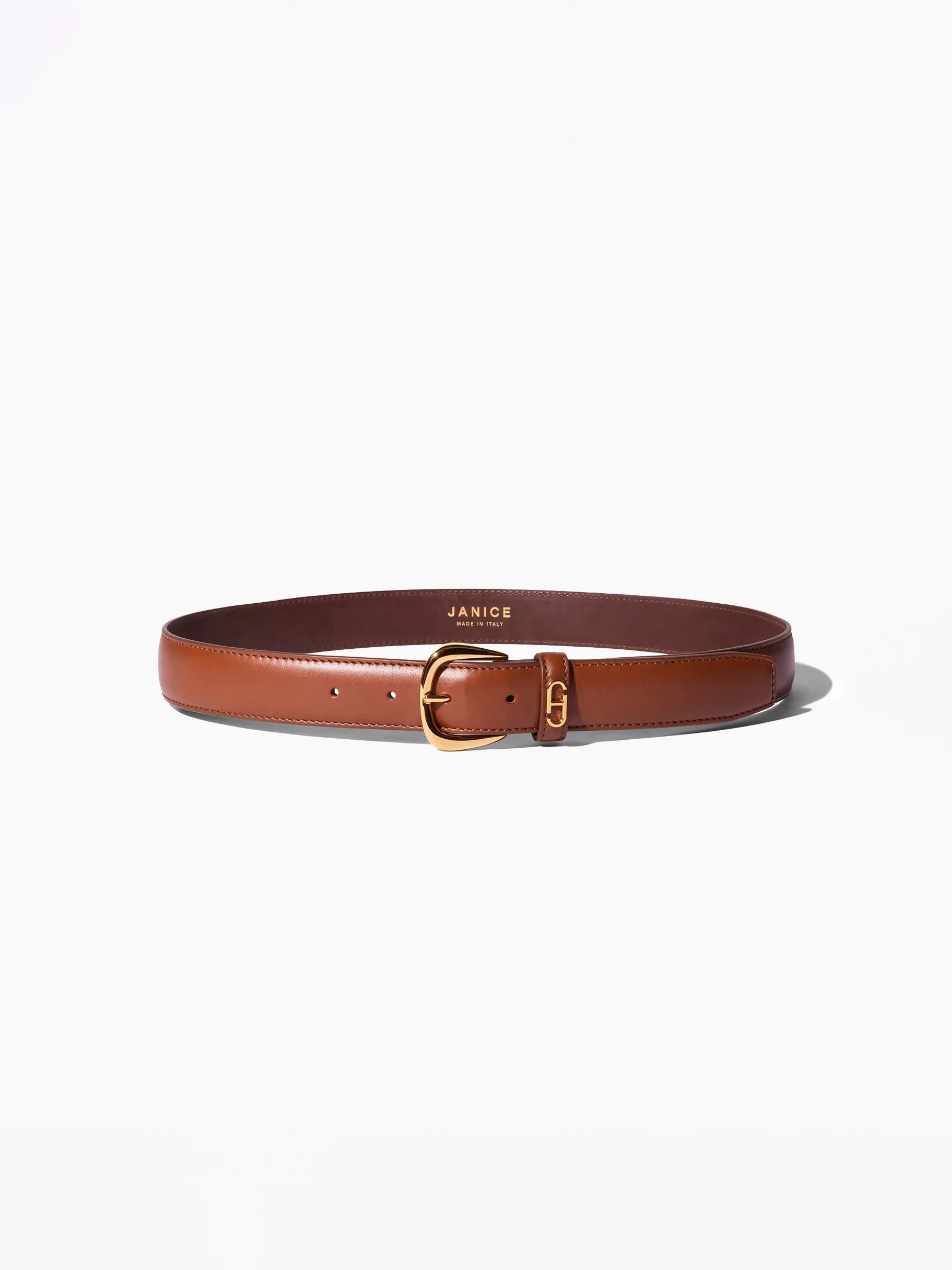 Riem Leer Dames Tabacco Malone Goud