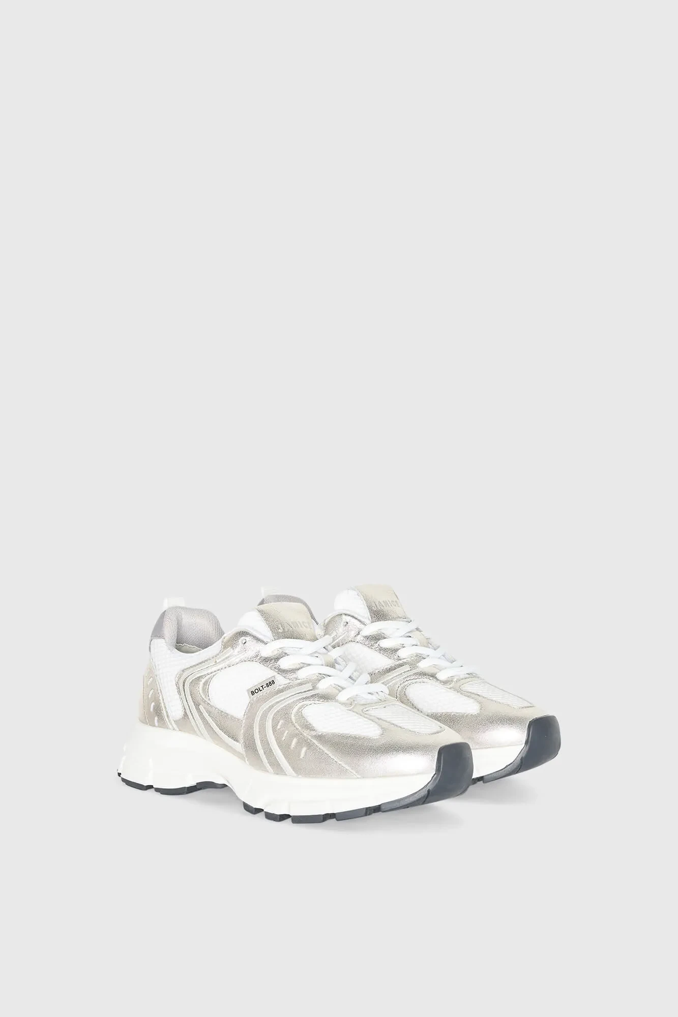 Runner Sneakers Damen Bolt Silber 888