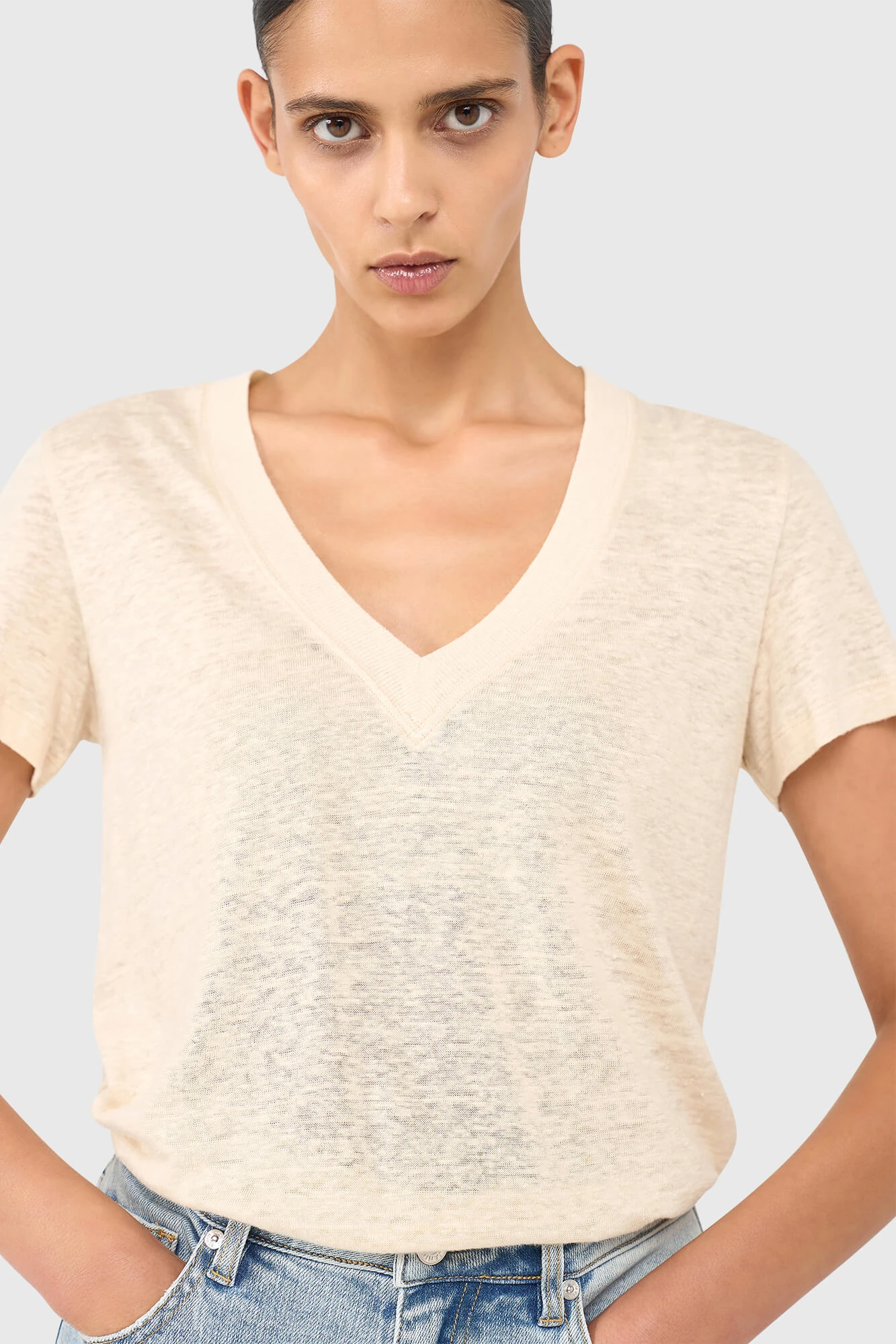 Lee-Hemd Beige