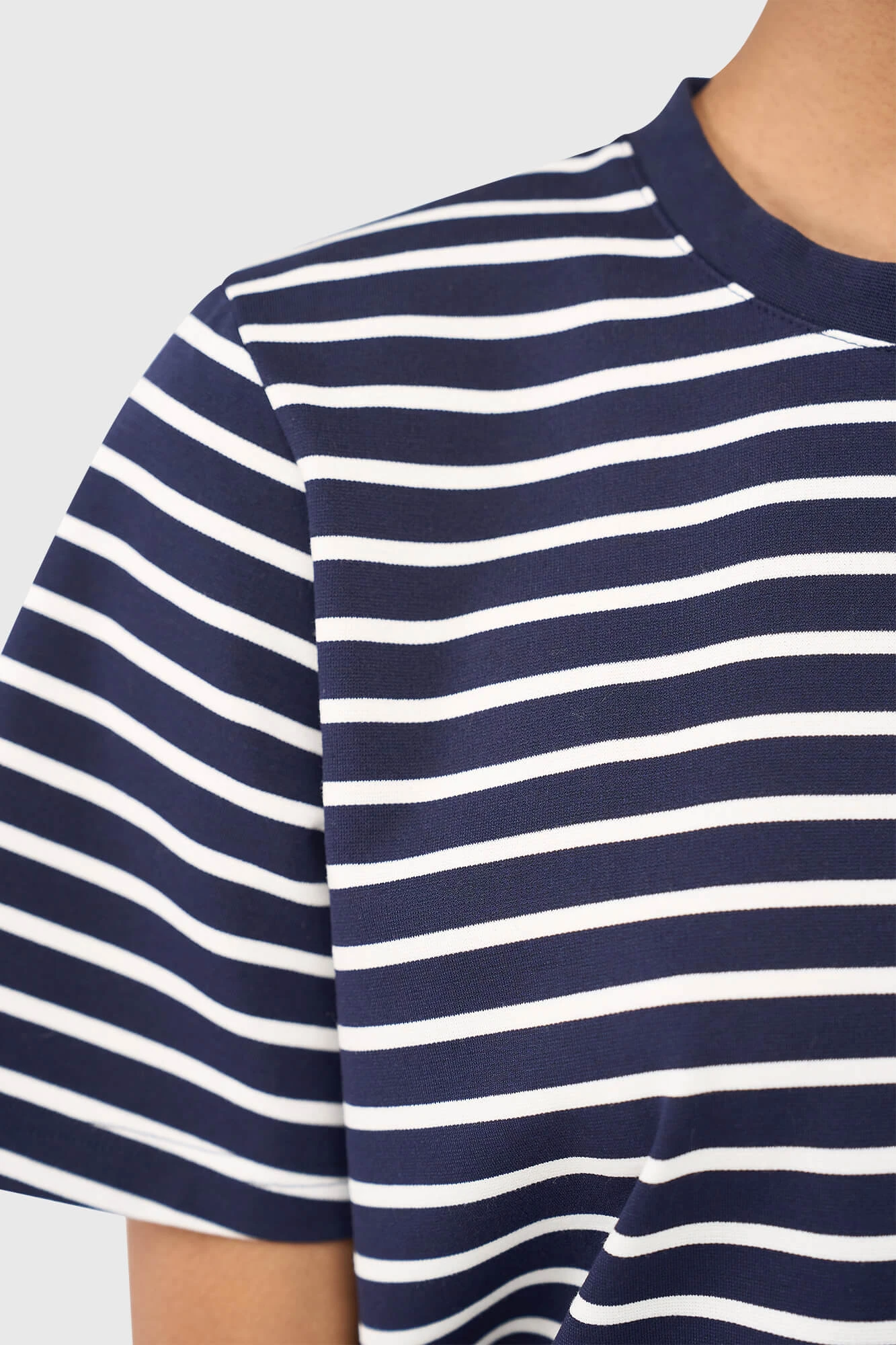 Rock Shirt Gestreept Donker Blauw