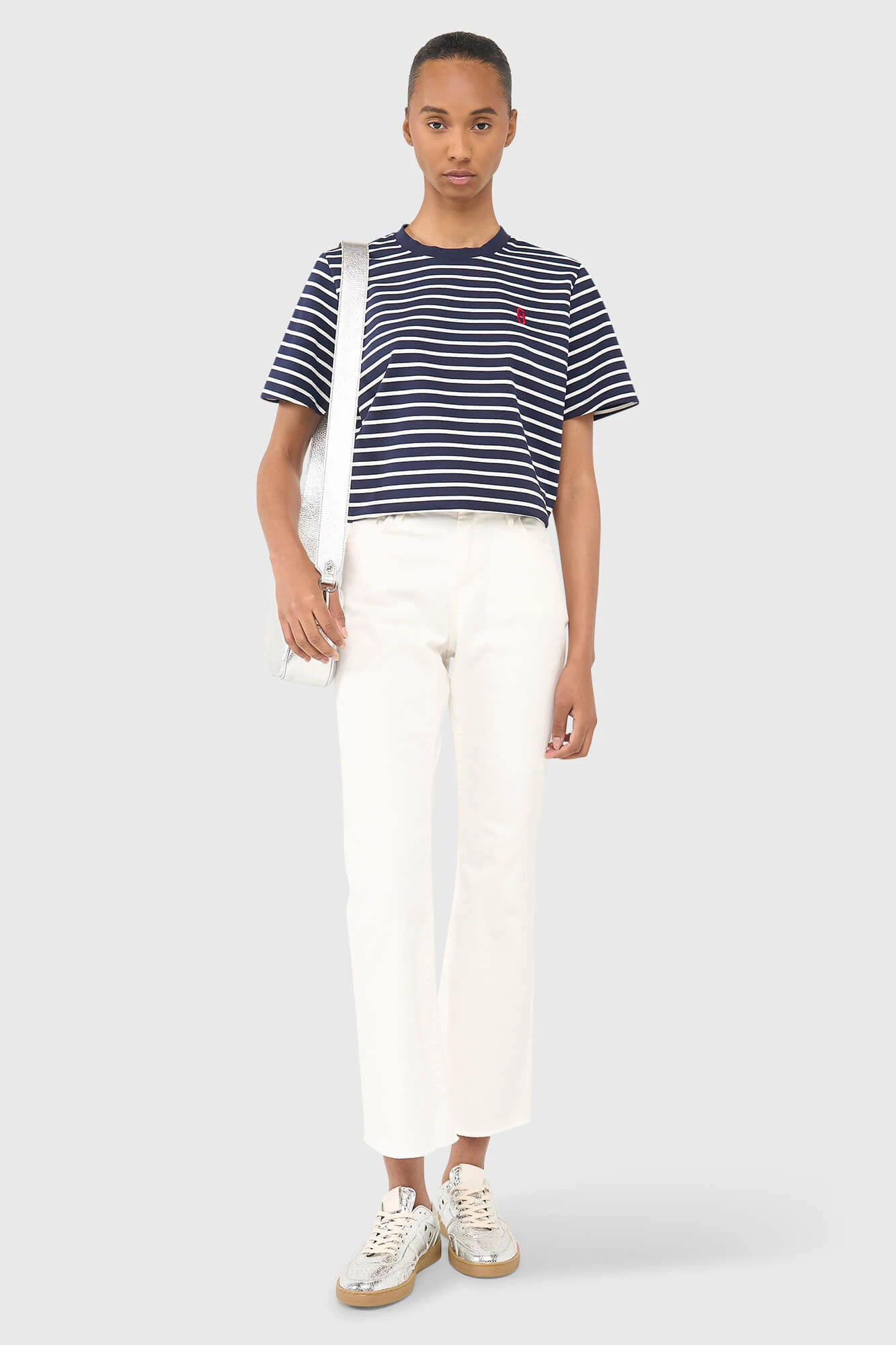Dark Blue Striped Rock Shirt