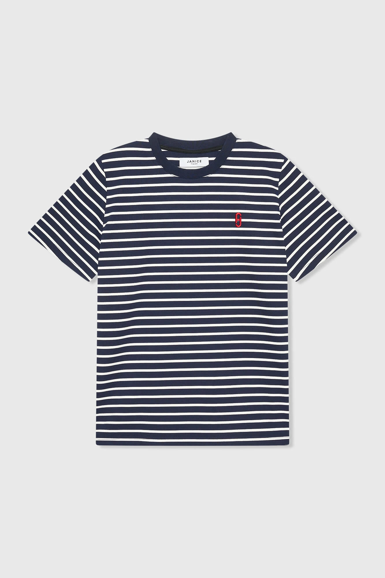 Rock Shirt Gestreept Donker Blauw
