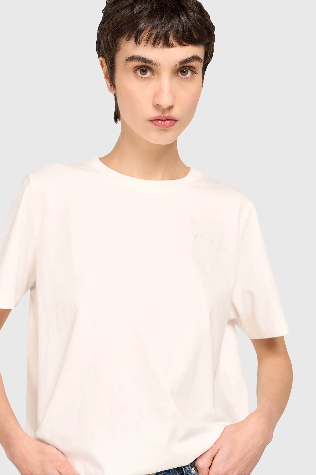 White Women's Shirt Skirt