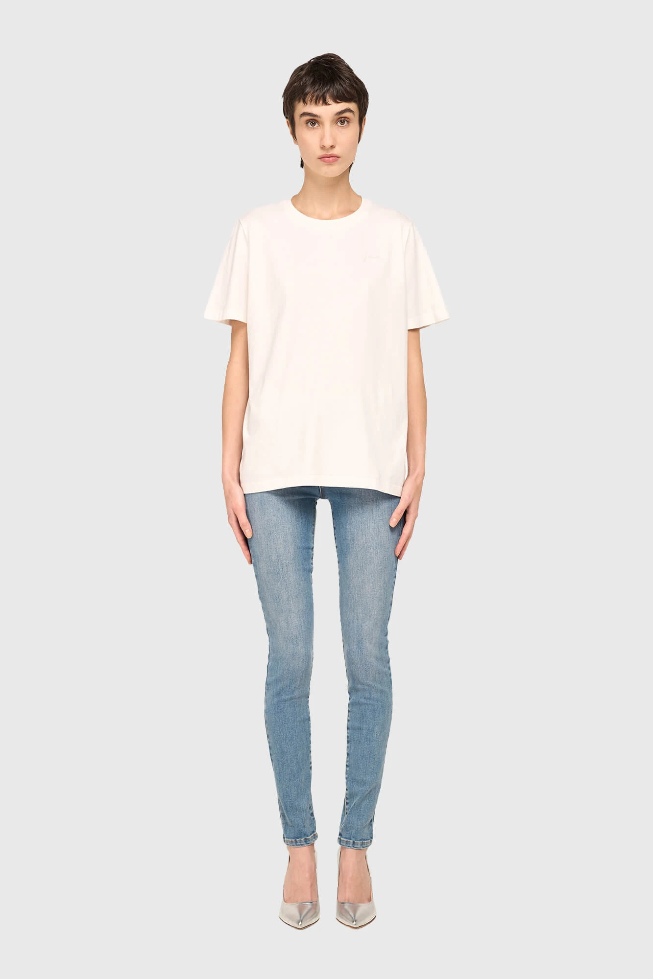 White Women's Shirt Skirt