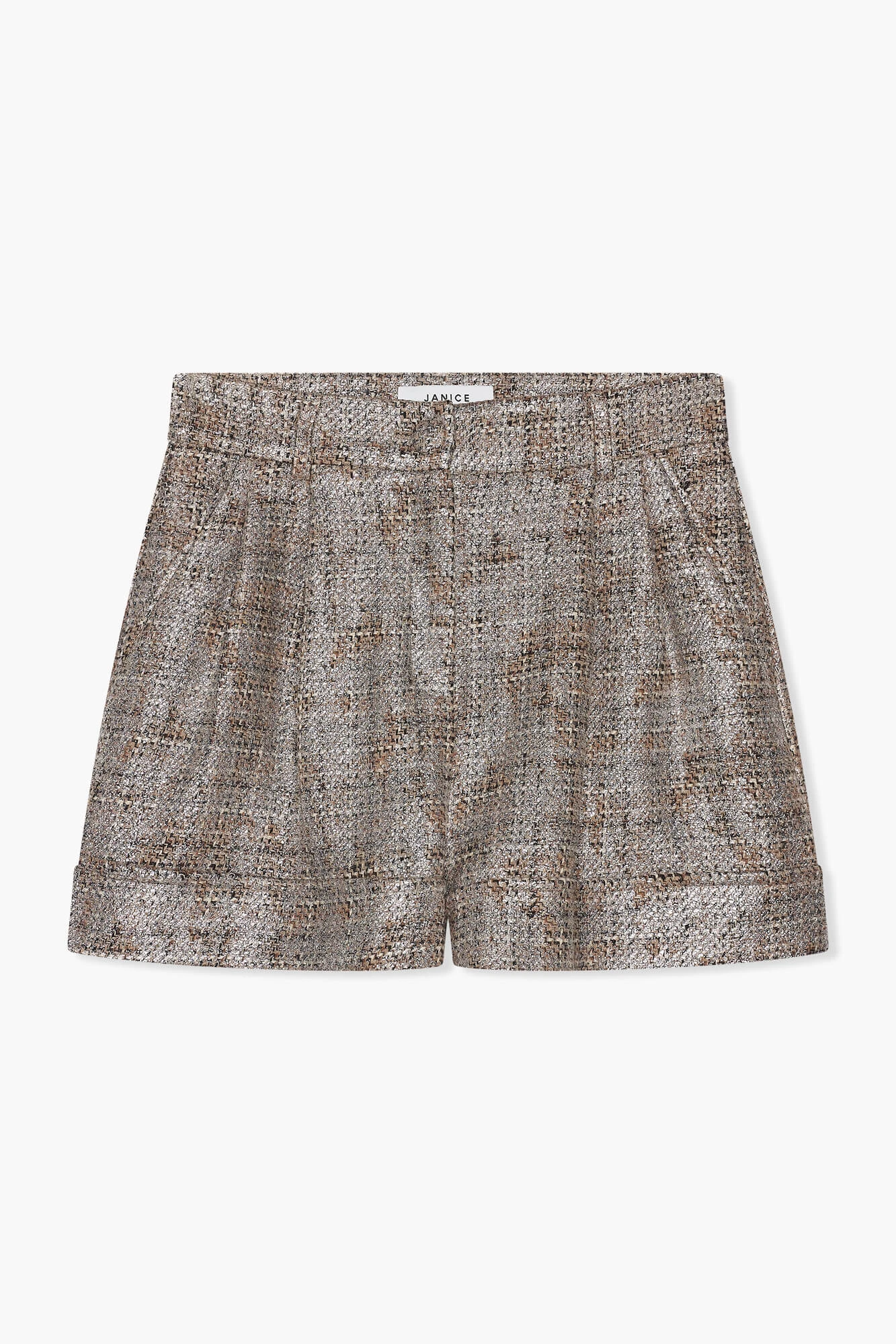 Shortje Dames Arthur Bruin Zilver Metallic