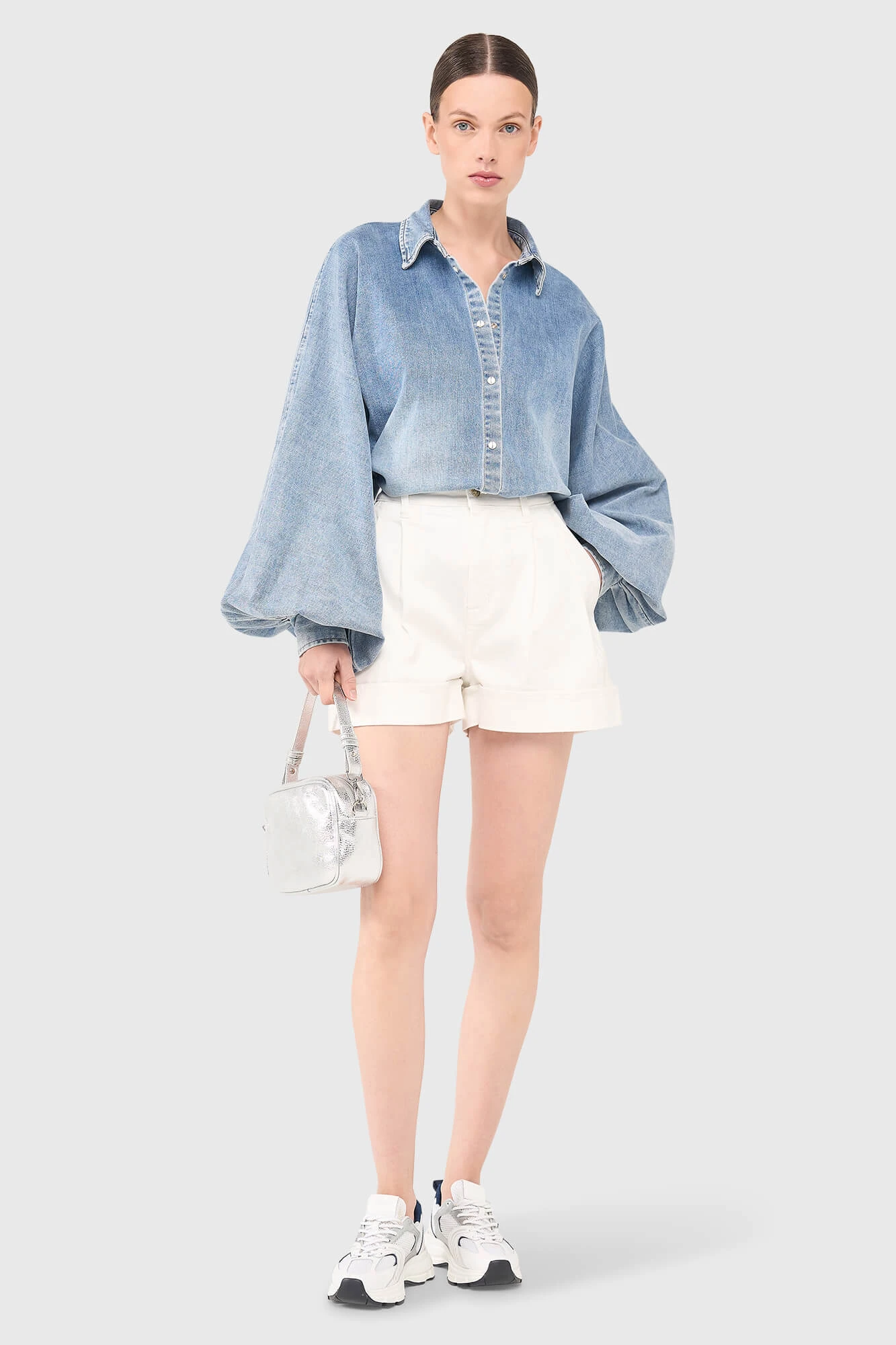 Arthur Denim Shorts Off White 000