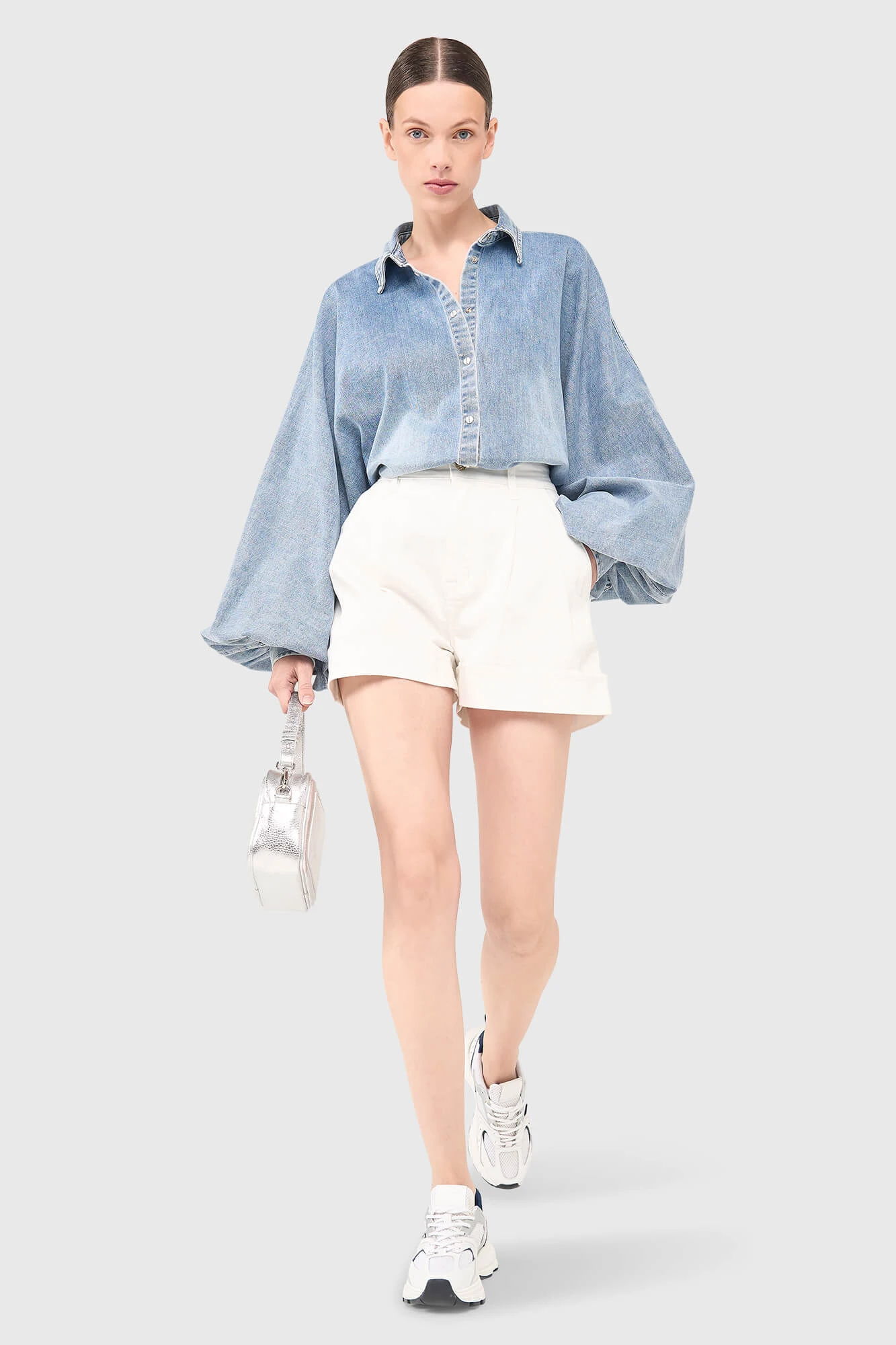 Arthur Denim Shorts Off White 000