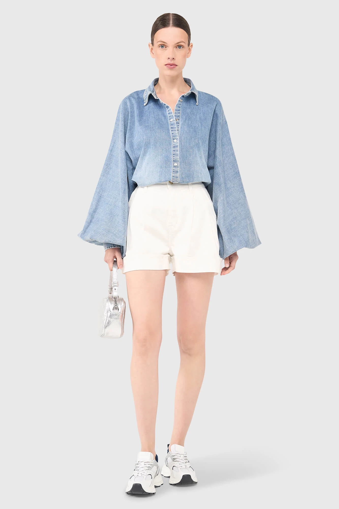 Arthur Denim Shorts Off White 000