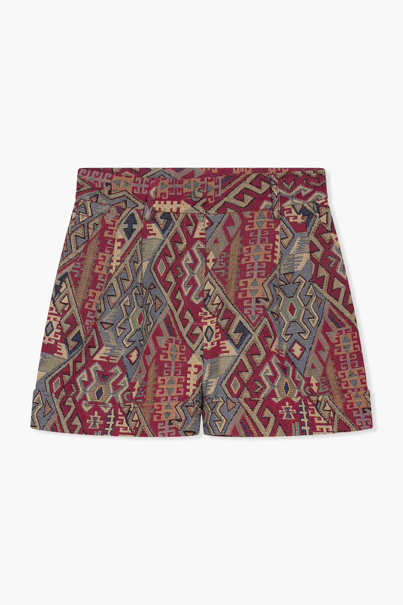 Kimono Jacquard Aztec Rood Dames