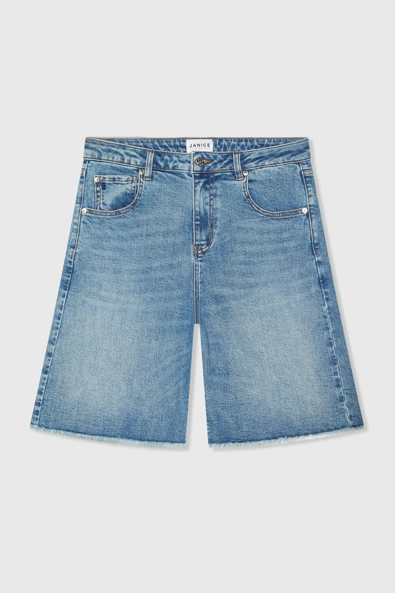 Jeansshorts für Damen, Blau, Größe 379