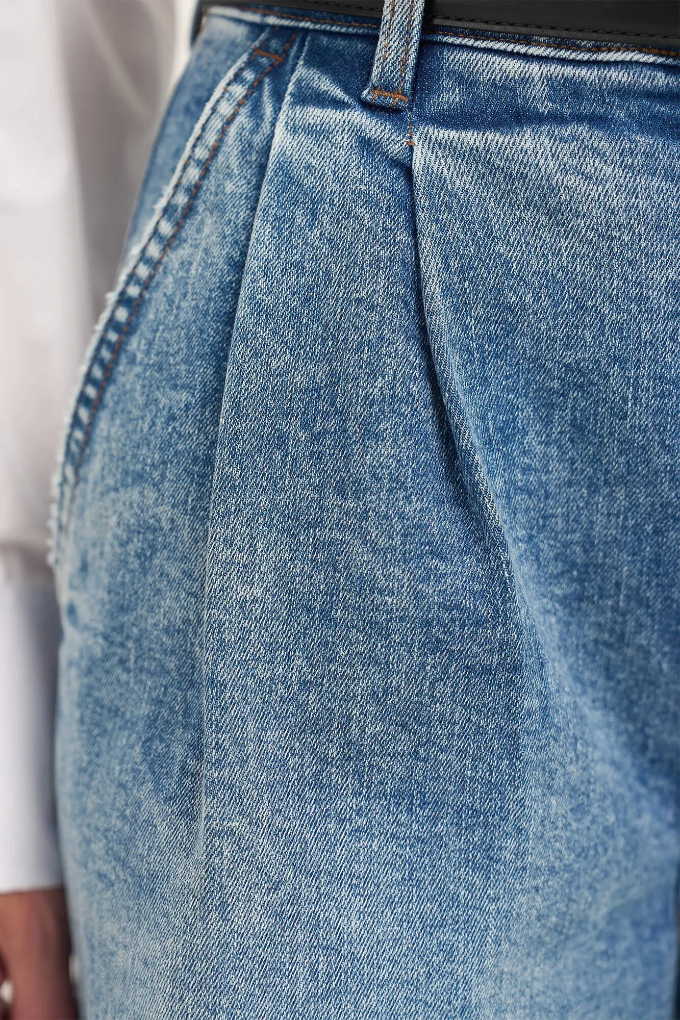 Women's Denim Shorts, Dime Blue, Size 379