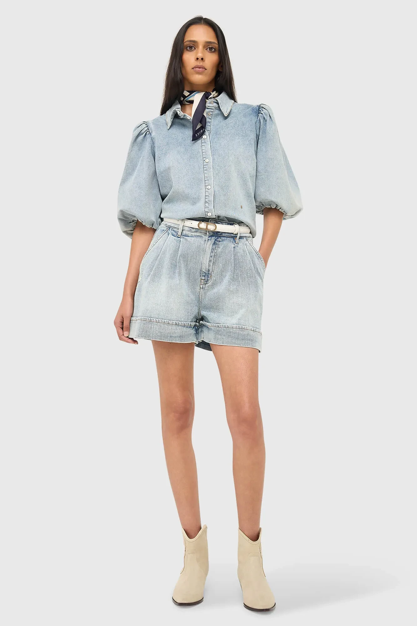 Shorts Dames Jeans Blauw 565 Arthur