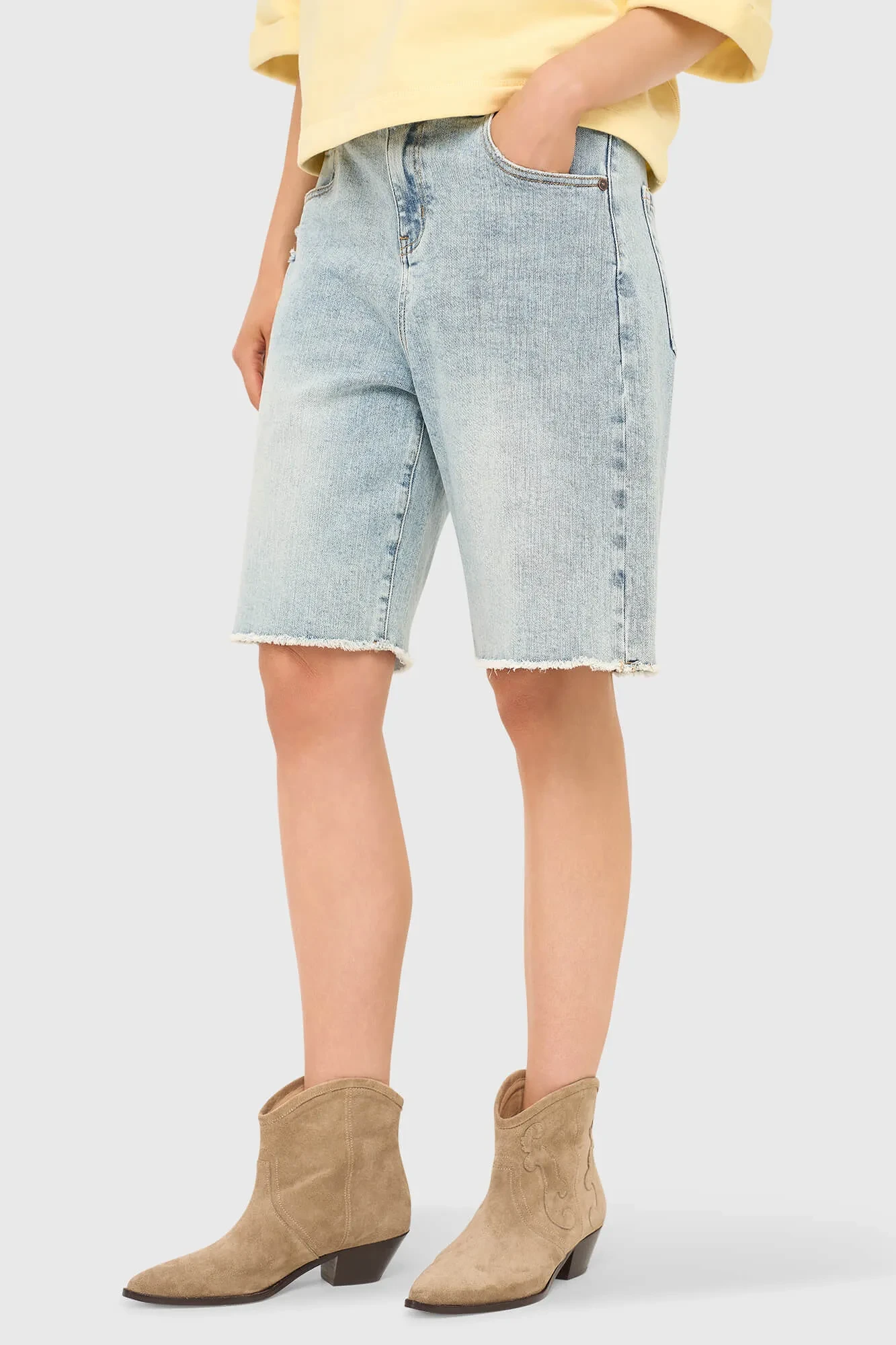Shorts Jeans Dames Stretch Bo Blauw 565