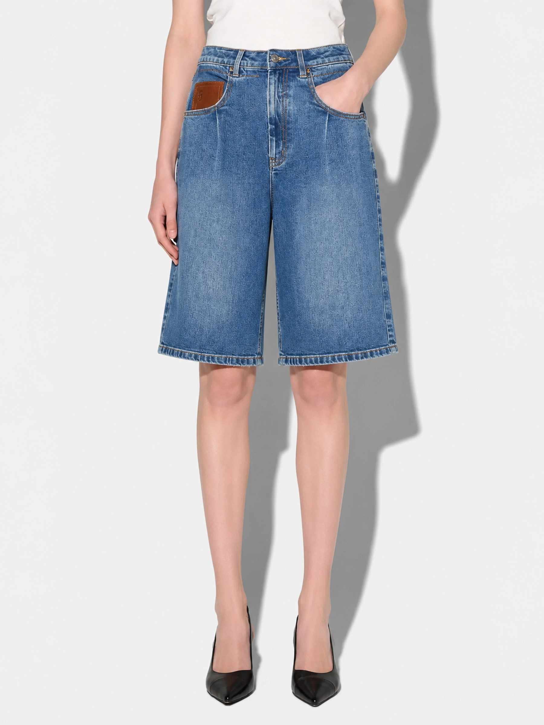 women's stretch jeans shorts bryce janice