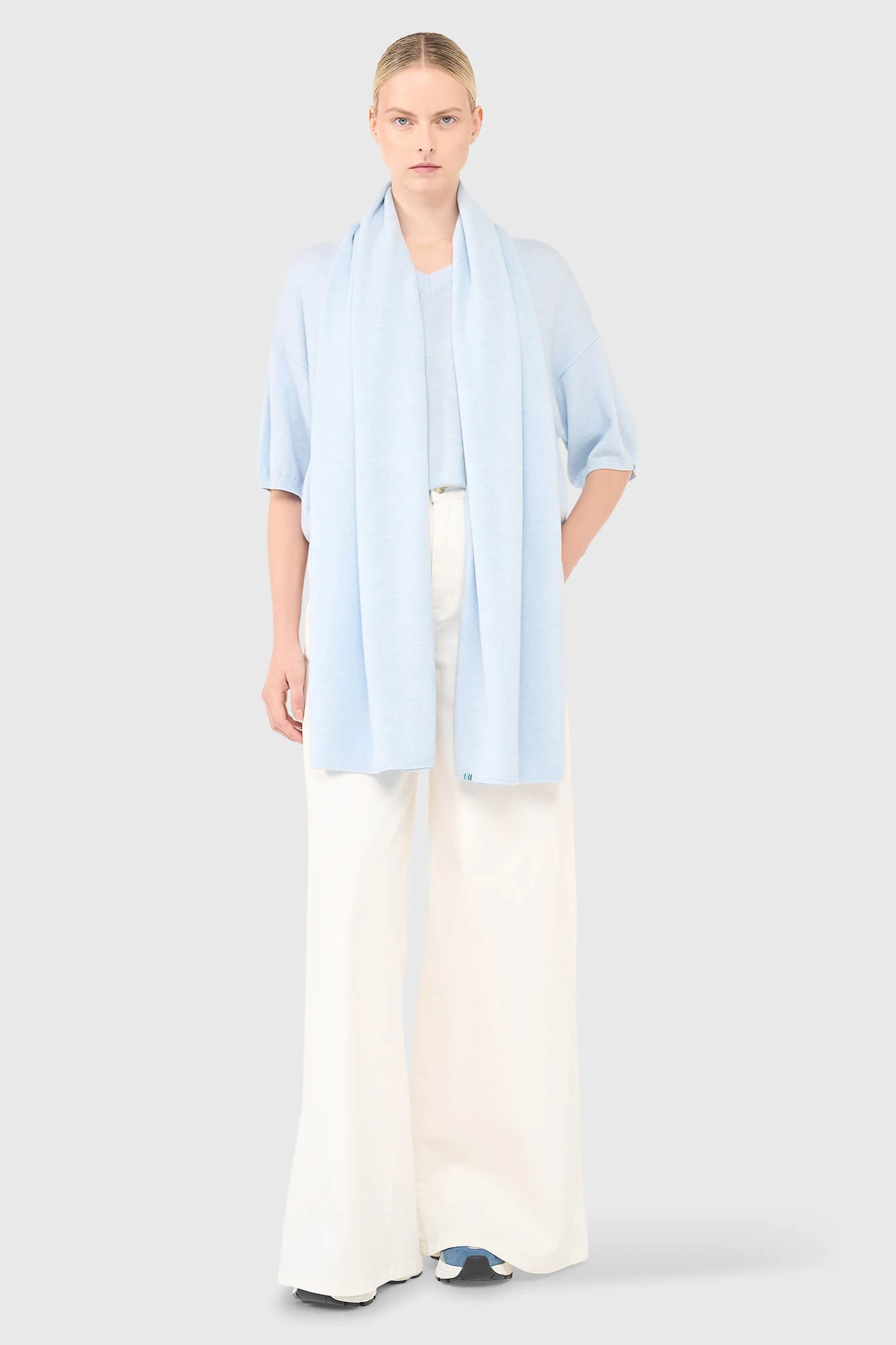 Santos-Schal Blau