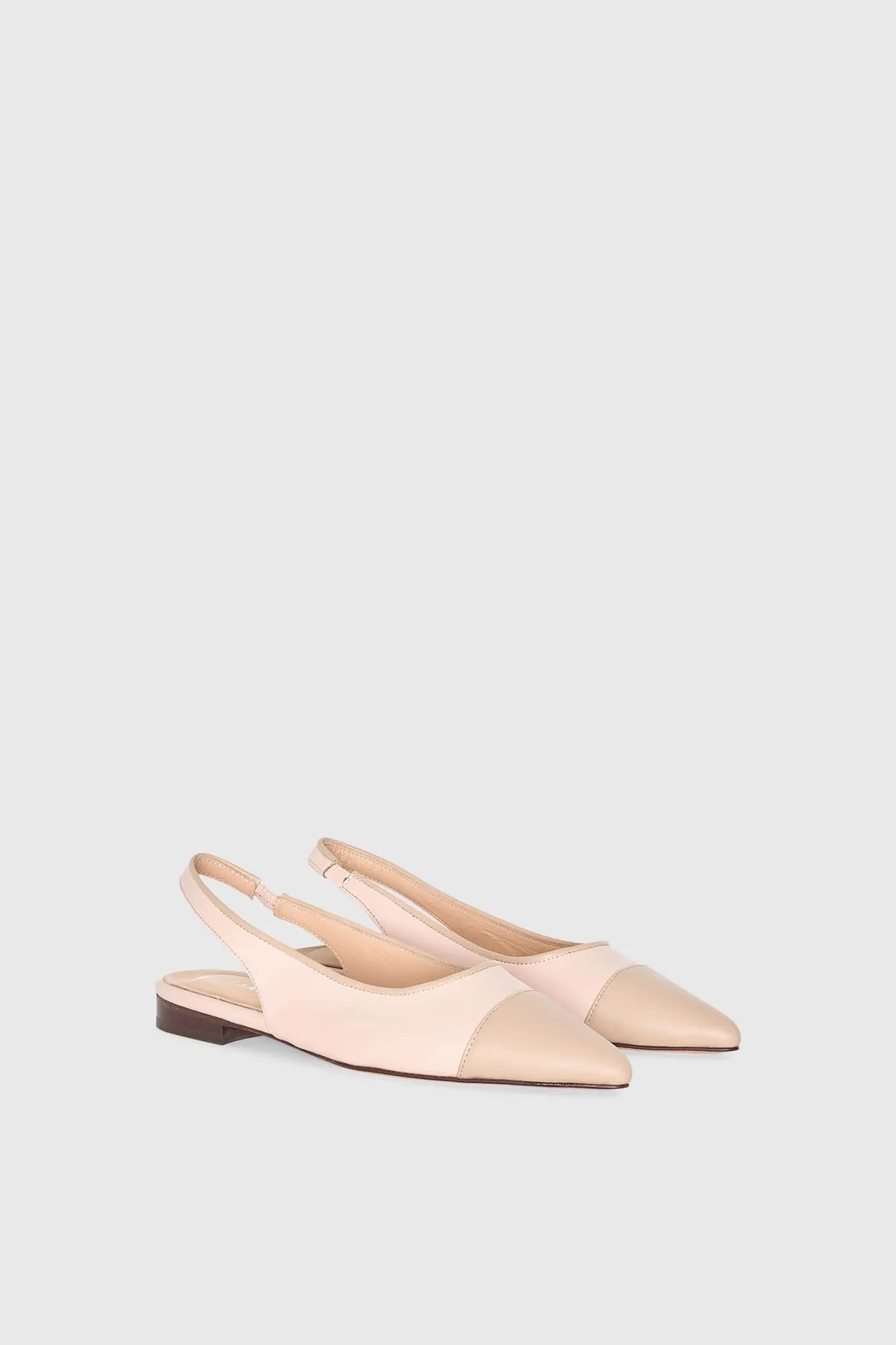 Women's Leather Slingback Shoe, Alain Pink