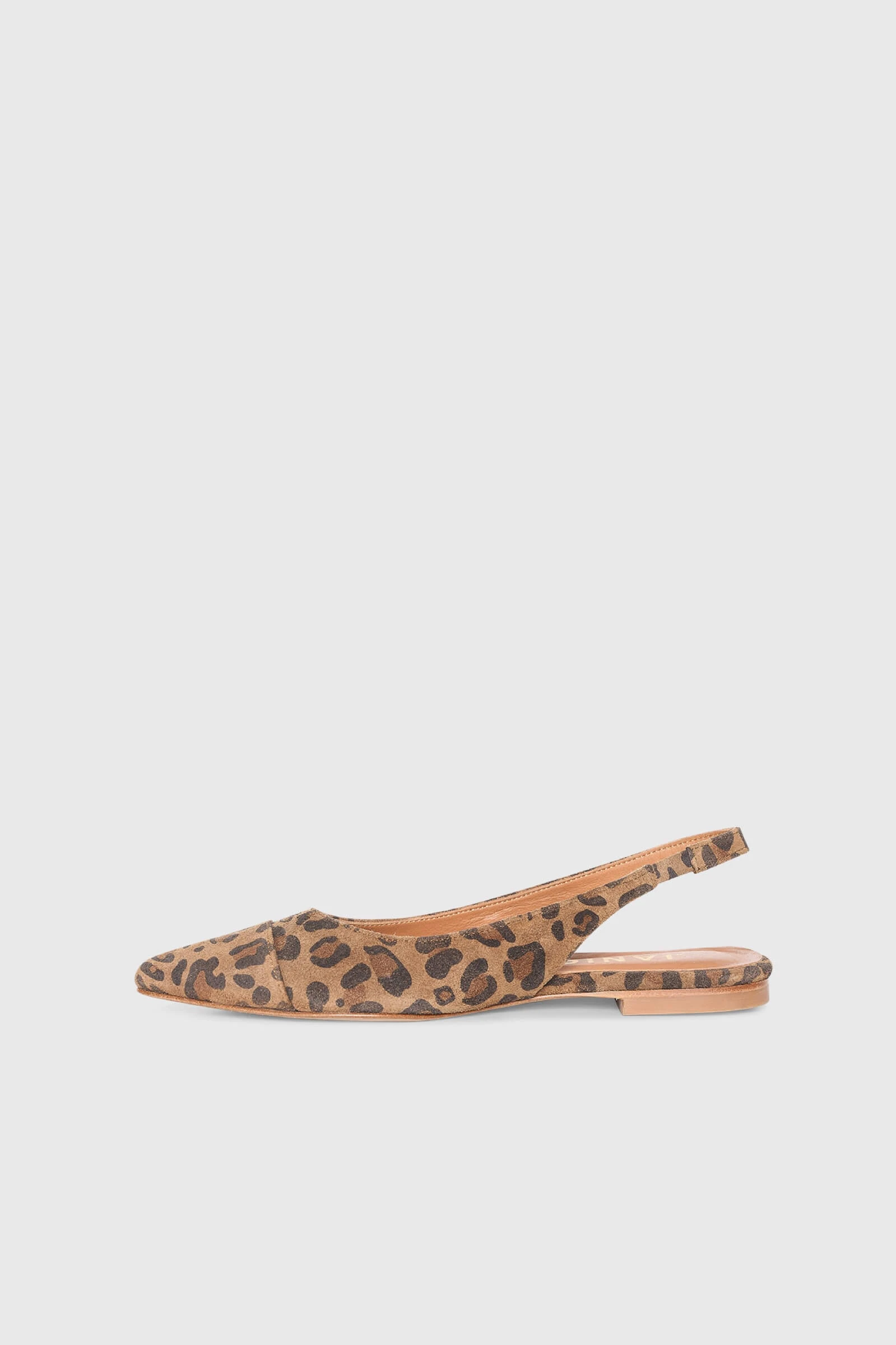 Alain Leopard Print Suede