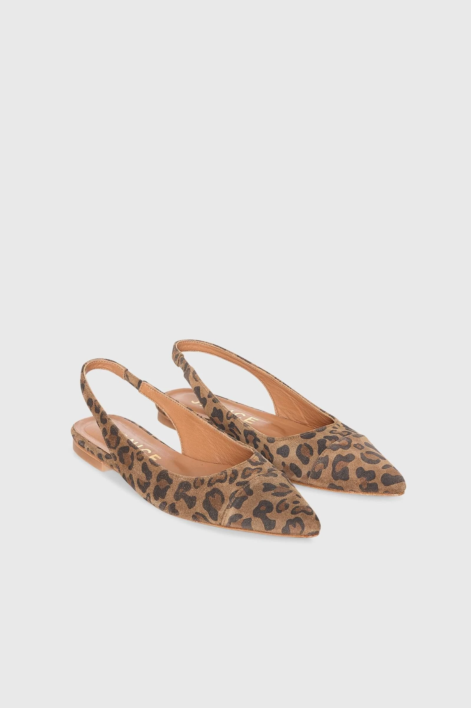 Alain Leopard Print Suede