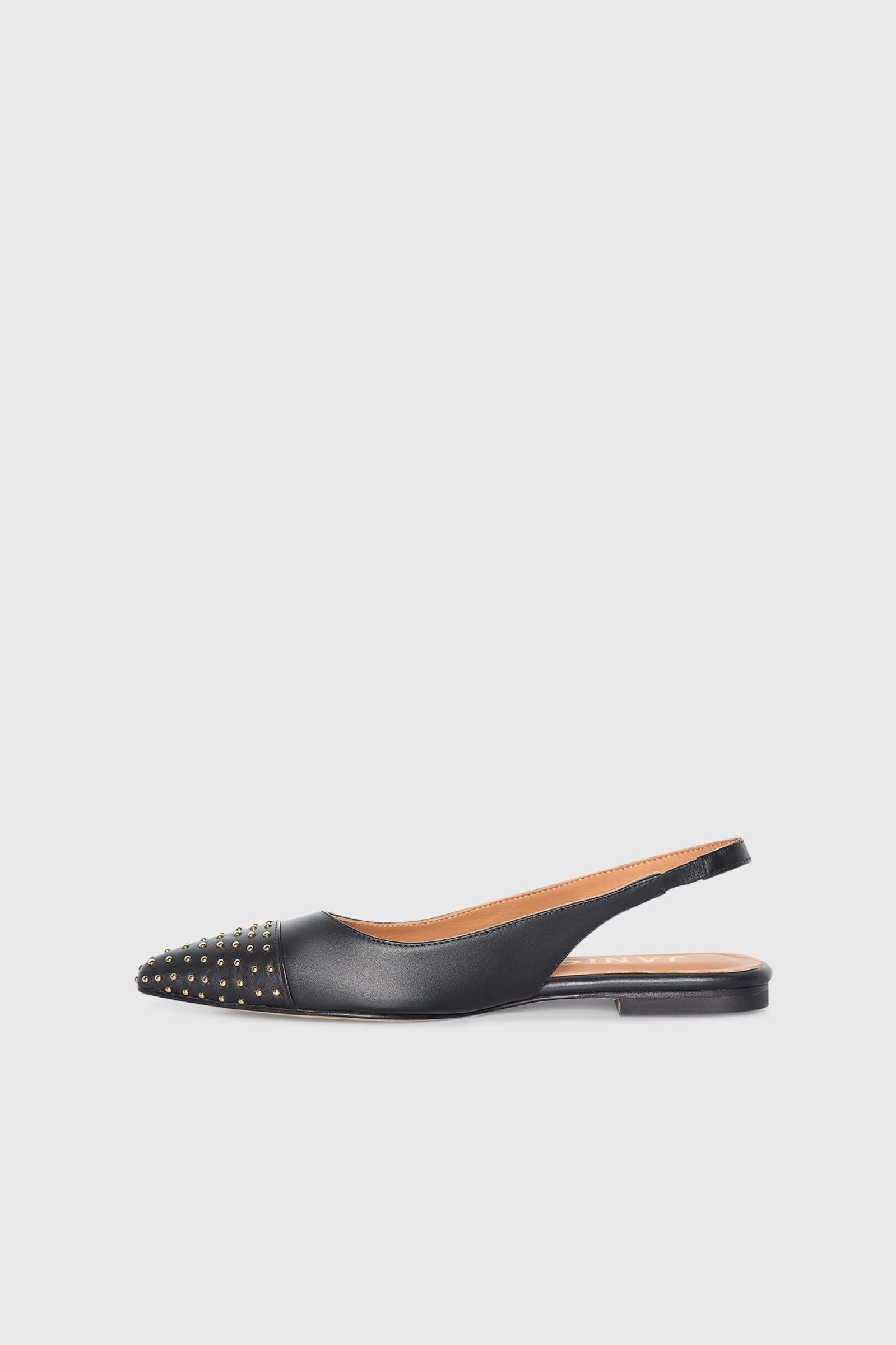 Alain Black Gold Studs