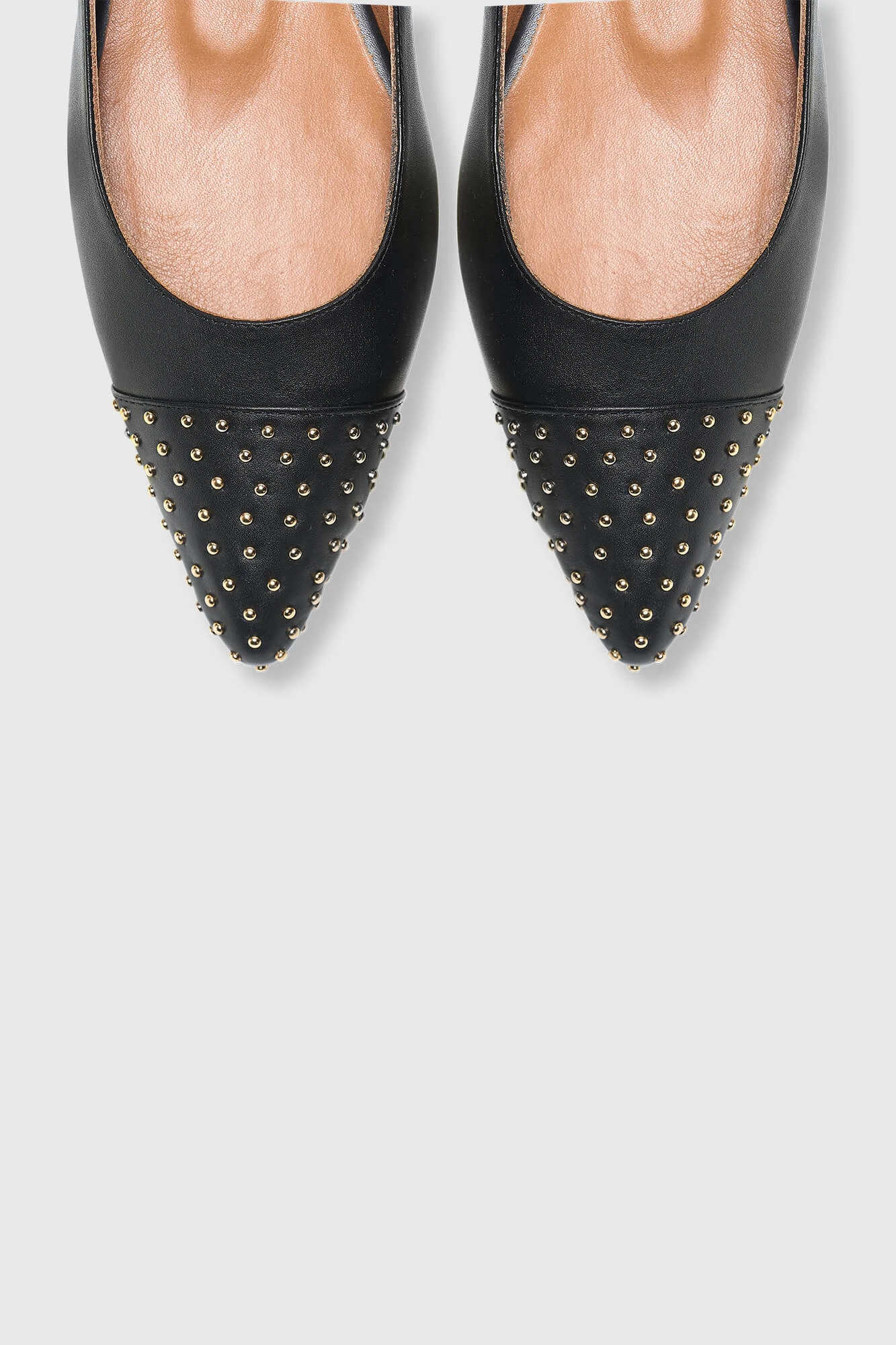 Alain Black Gold Studs