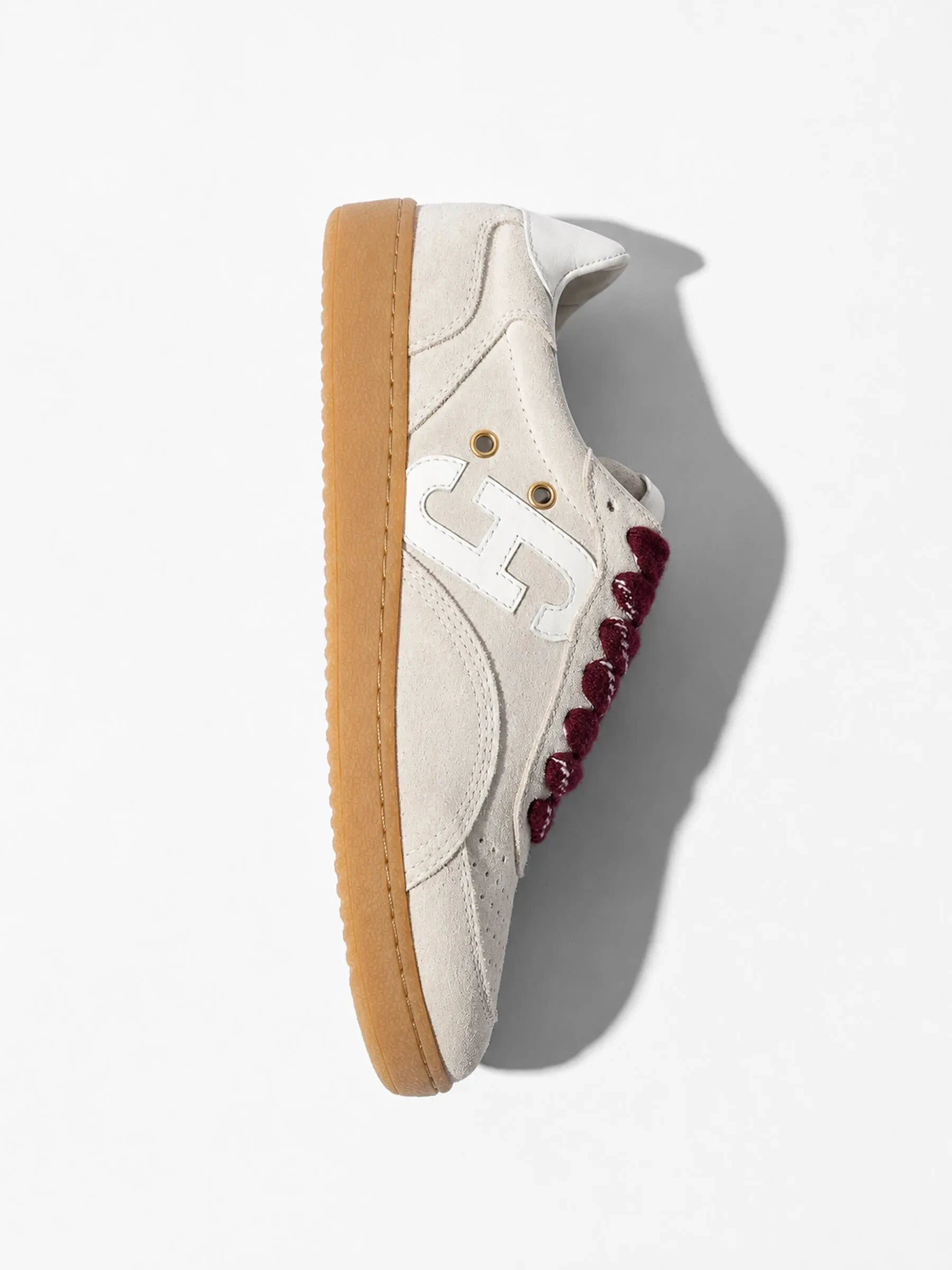 Sneakers Dames Handbal Vintage Stanley Creme