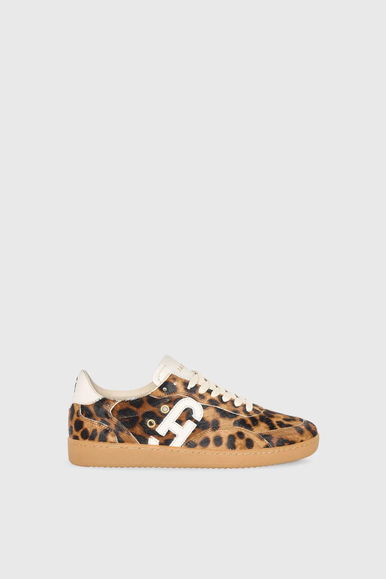Damen-Handball-Sneaker im Vintage-Stil von Stanley mit Leopardenmuster