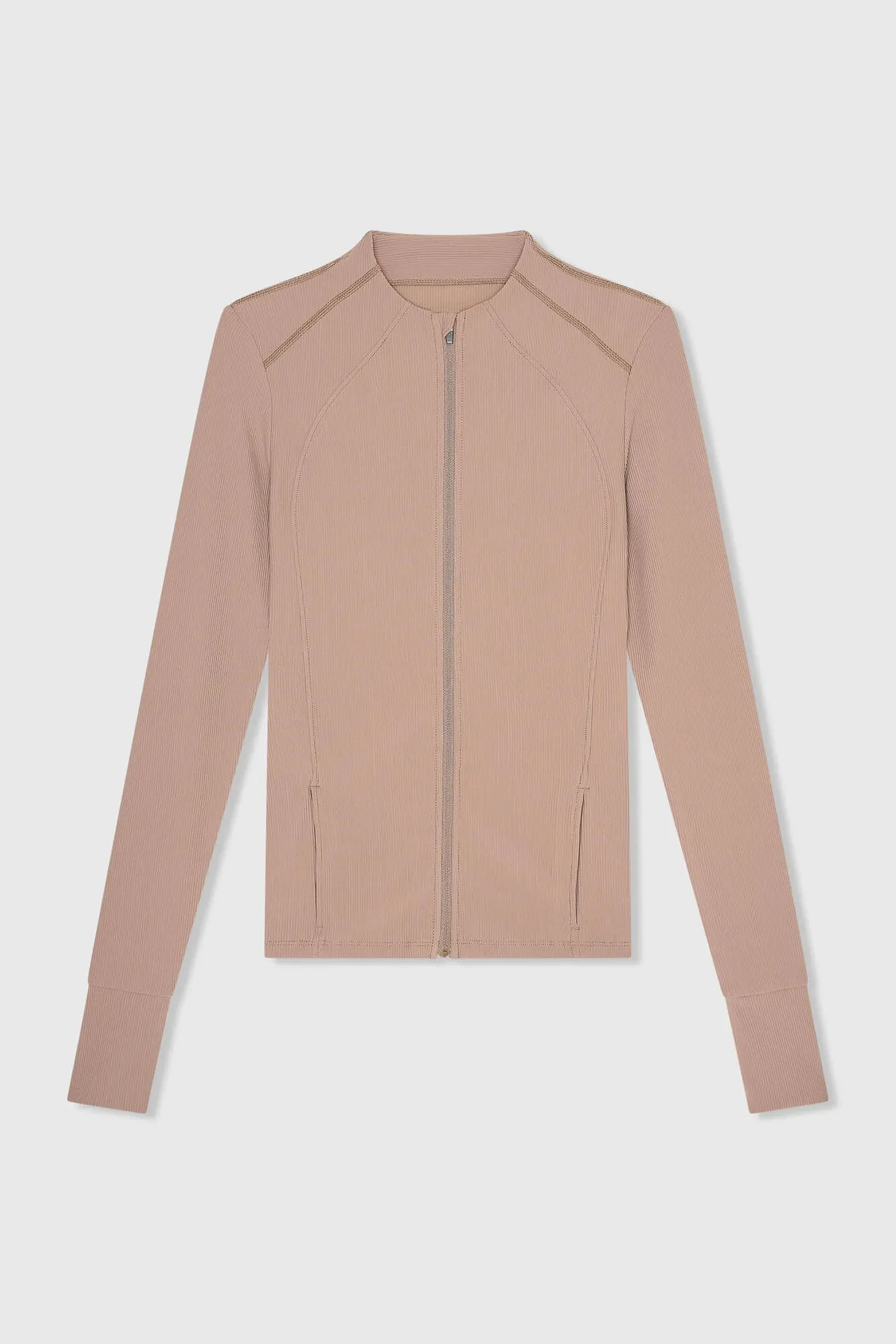 Women's Brown Ribbed Texas Sports Jacket
