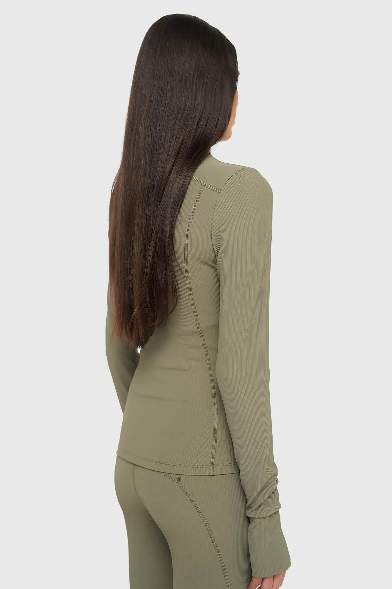 Sport Vest Jasje Dames Groen Rib Texas