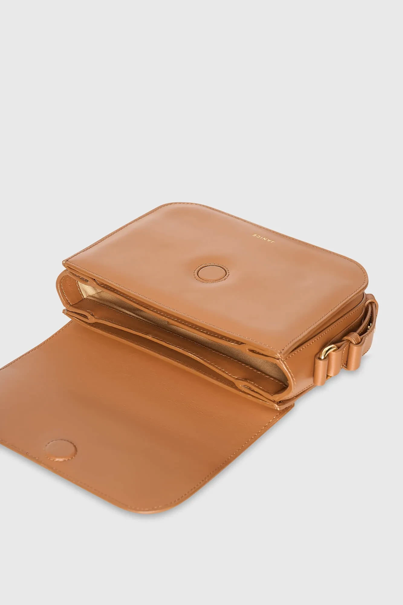 Lederhandtasche für Damen Elias Camel