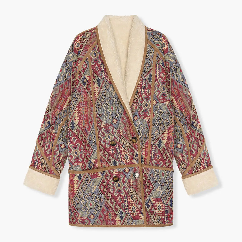 Jas Dames Jacquard Raf Aztec Red