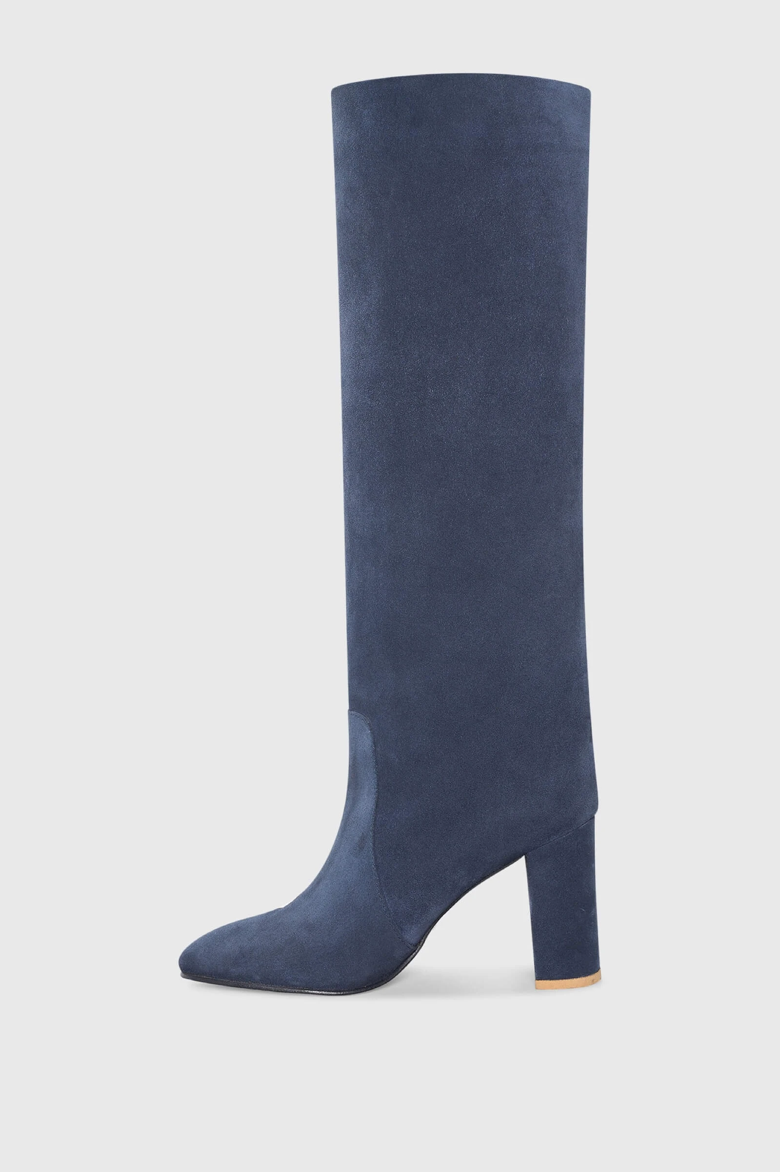 Roman Blau Wildleder