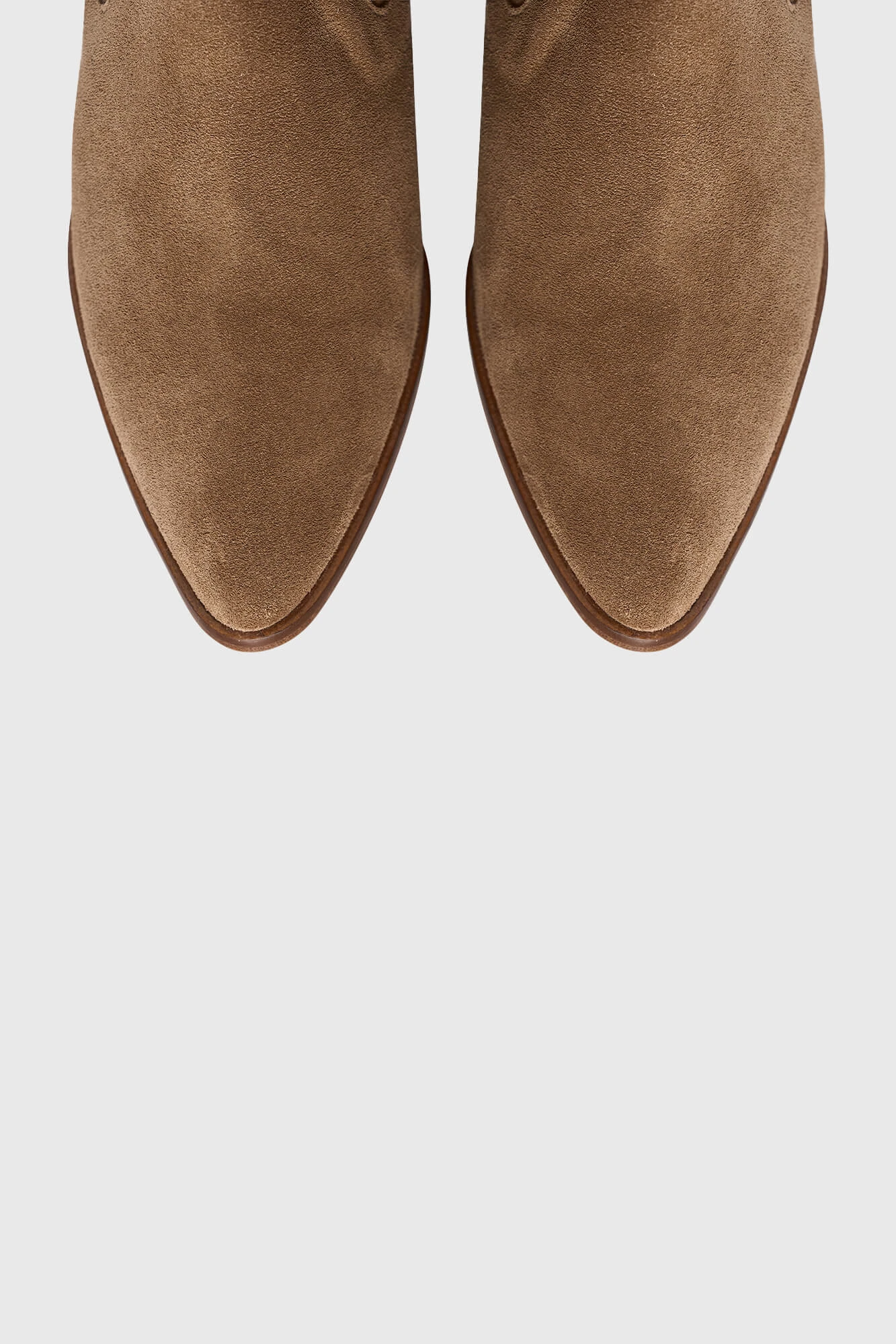 Stiefeletten im Westernstil für Damen aus Wildleder, Modell „Colt“, Farbe: Cognac