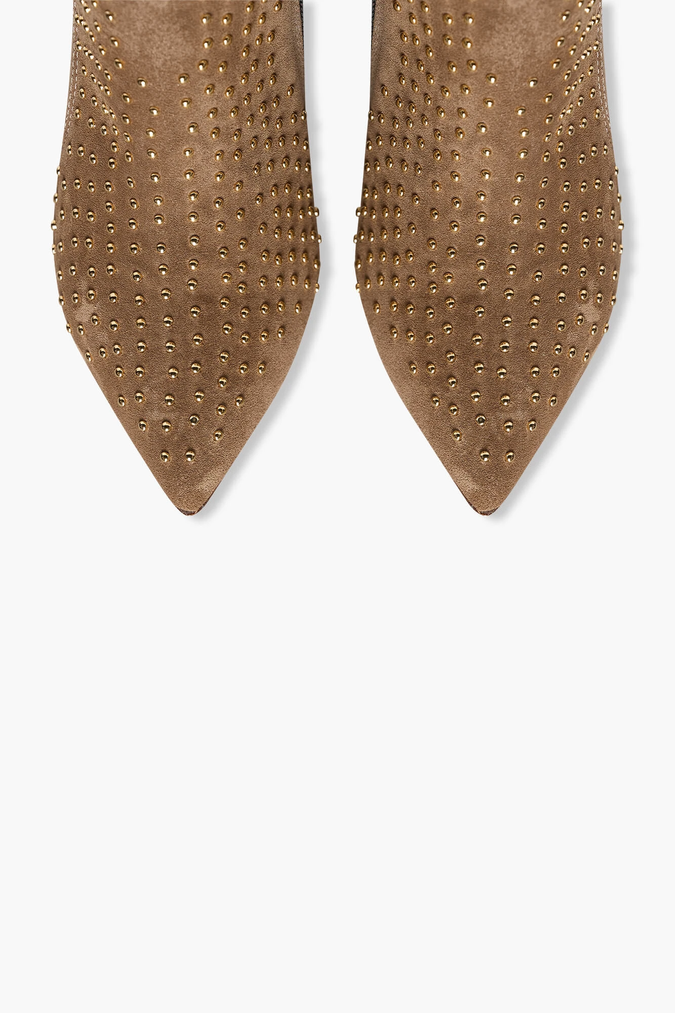 Laarsje Dames Suede Studs Stewart Cognac