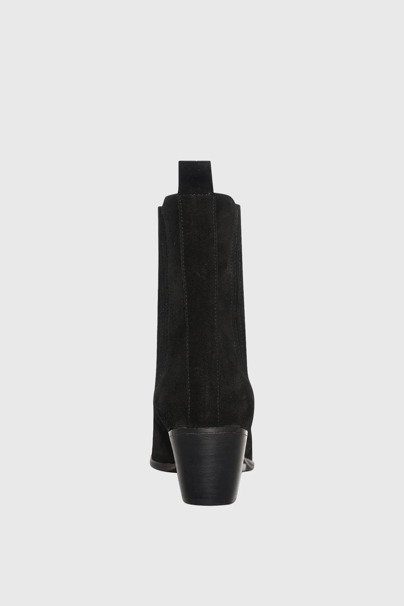 Stiefeletten im Westernstil für Damen aus Wildleder, Modell „Colt“, schwarz