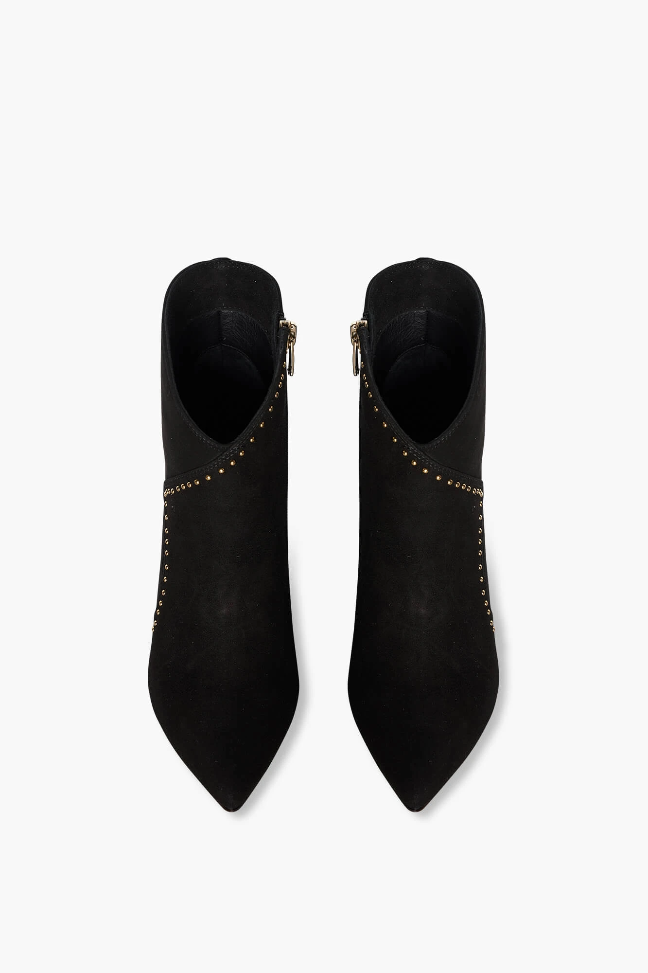 Laarsje Dames Suede Stewart Zwart Studs