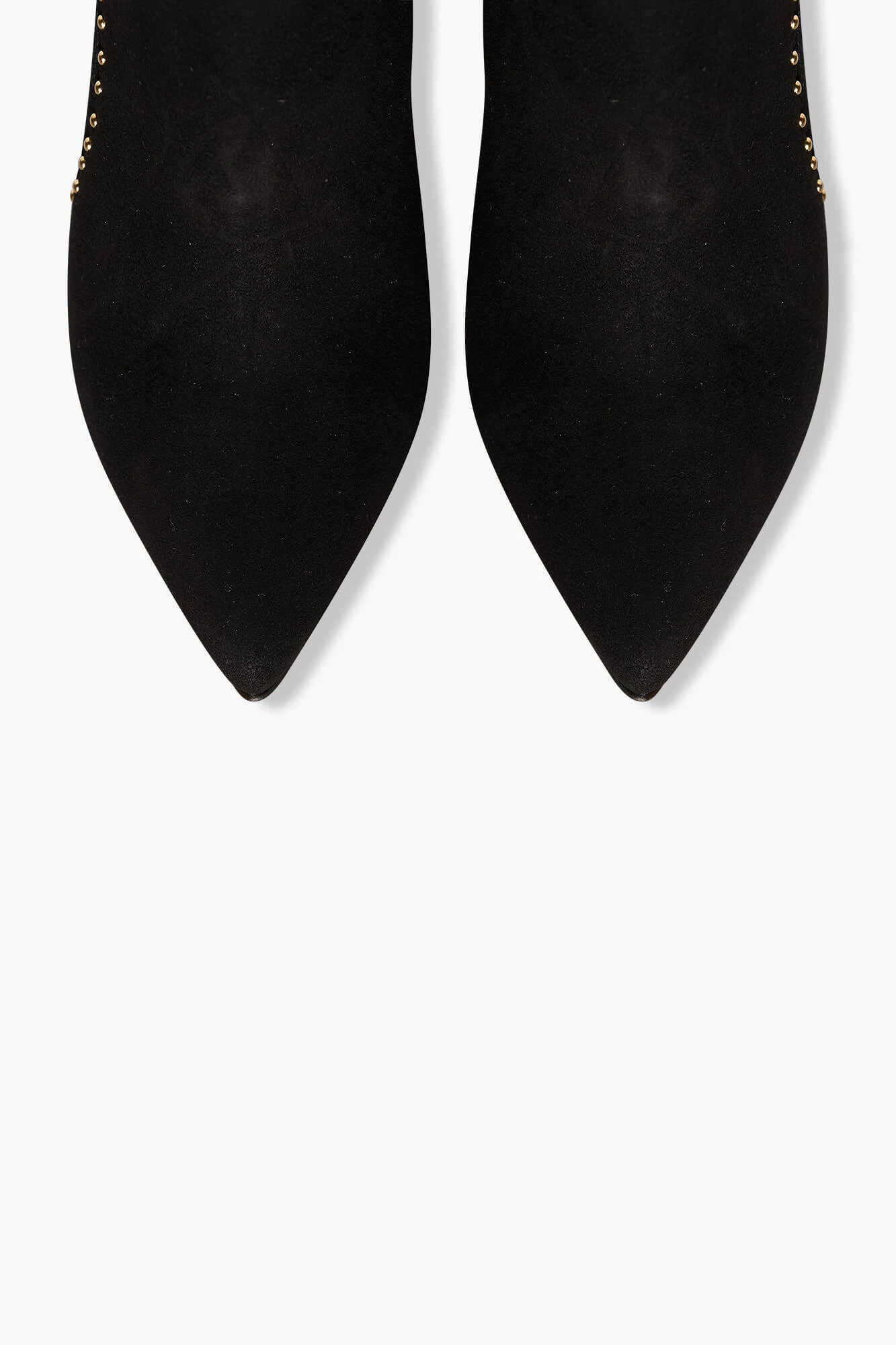 Laarsje Dames Suede Stewart Zwart Studs