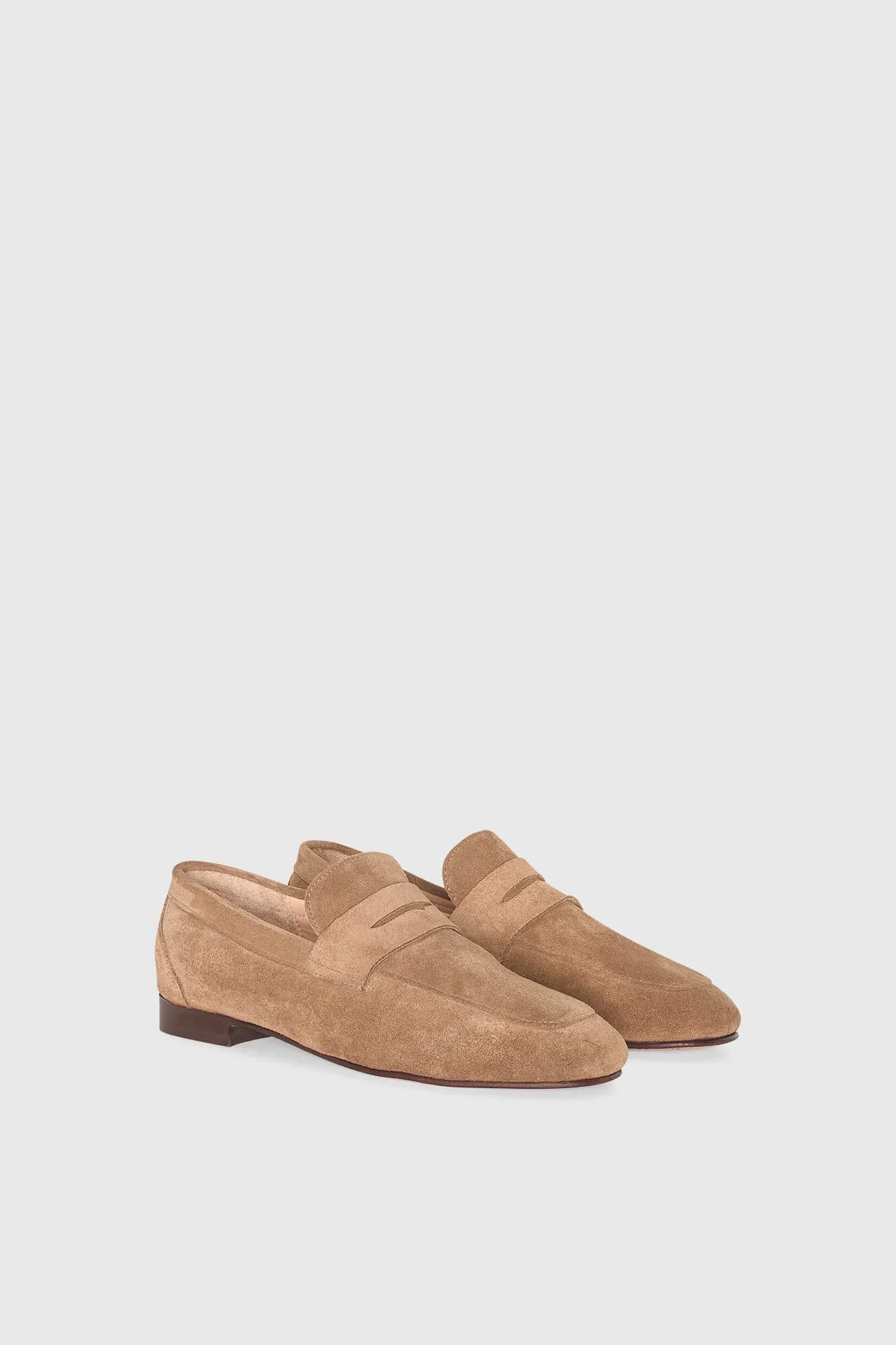 Suede Loafer Dames Burt Bruin