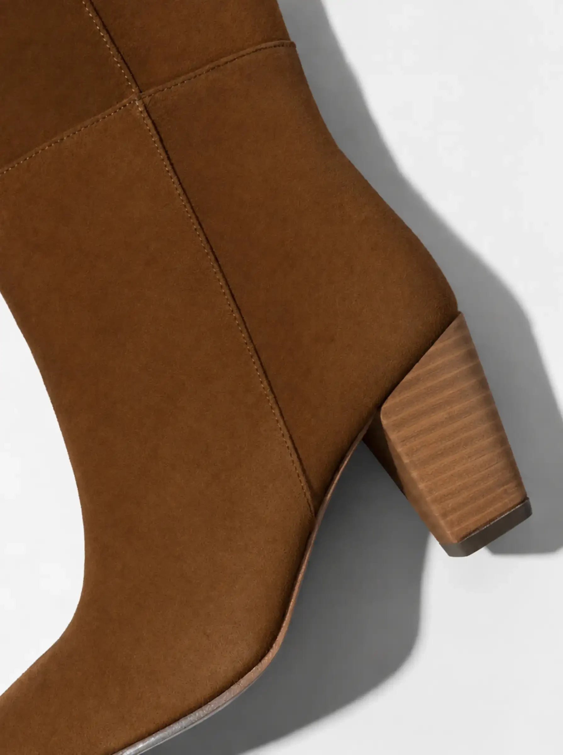 Suede Overknee Laarzen Cody Cognac