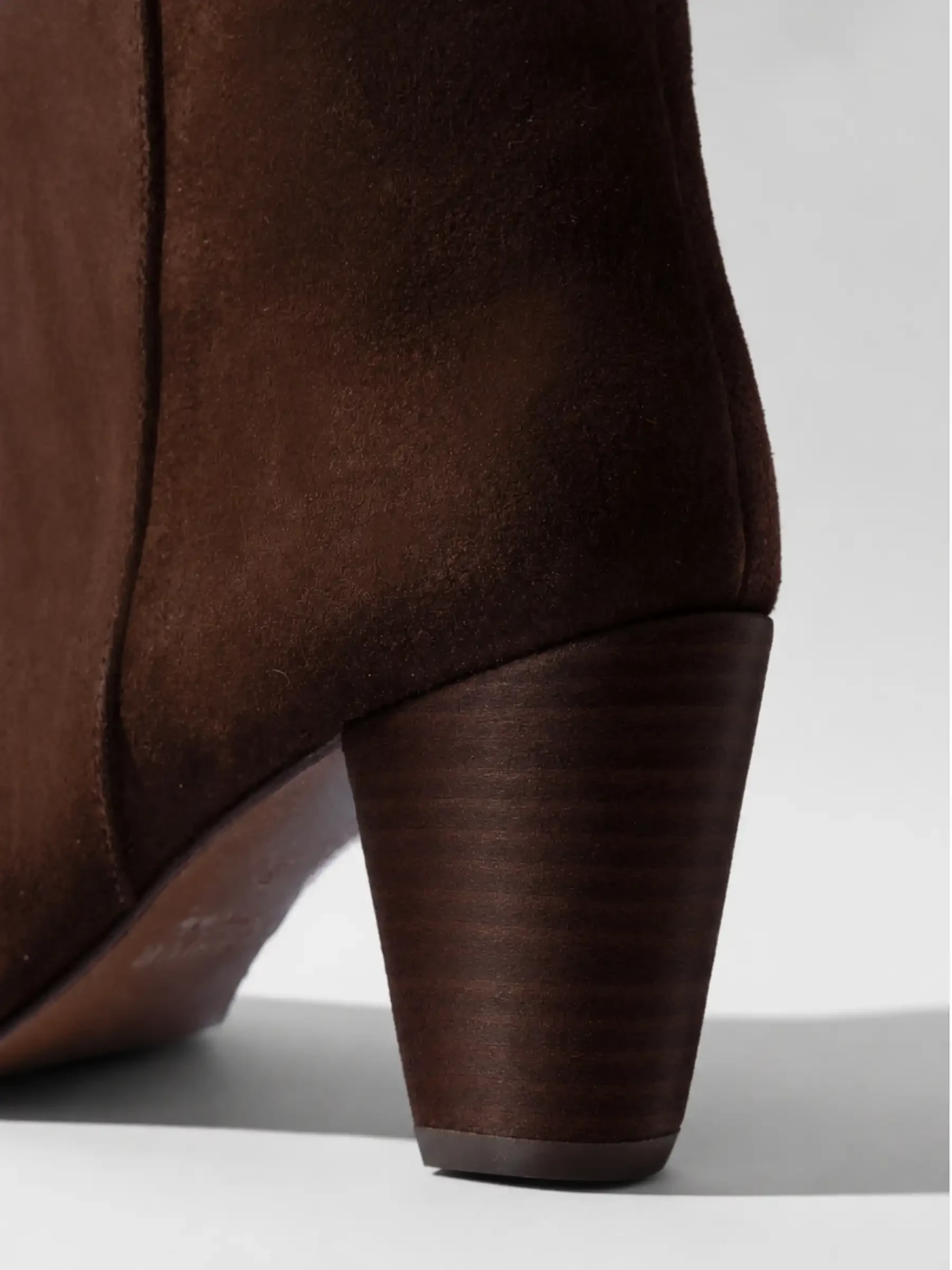 Suede Overknee Laarzen Cody Donker Bruin