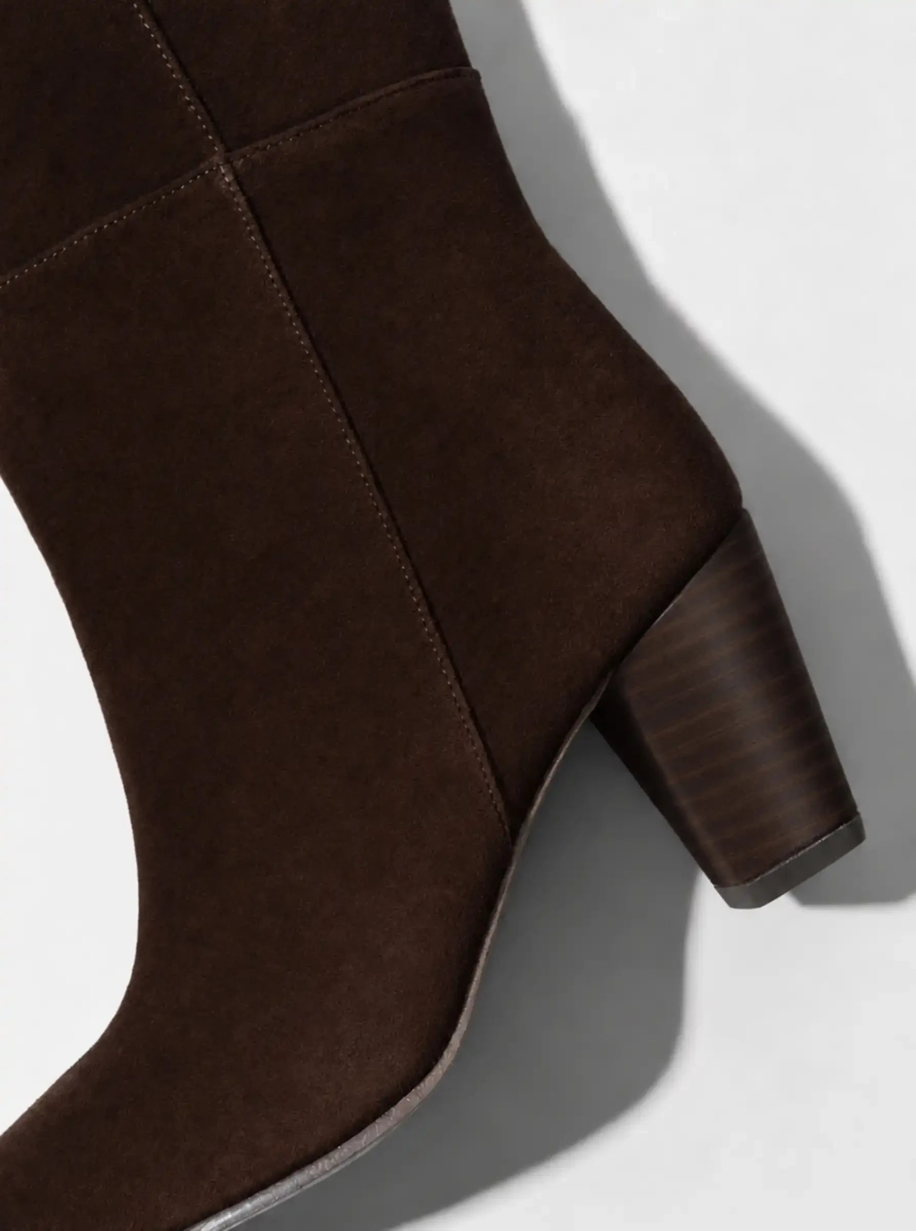 Suede Overknee Laarzen Cody Donker Bruin