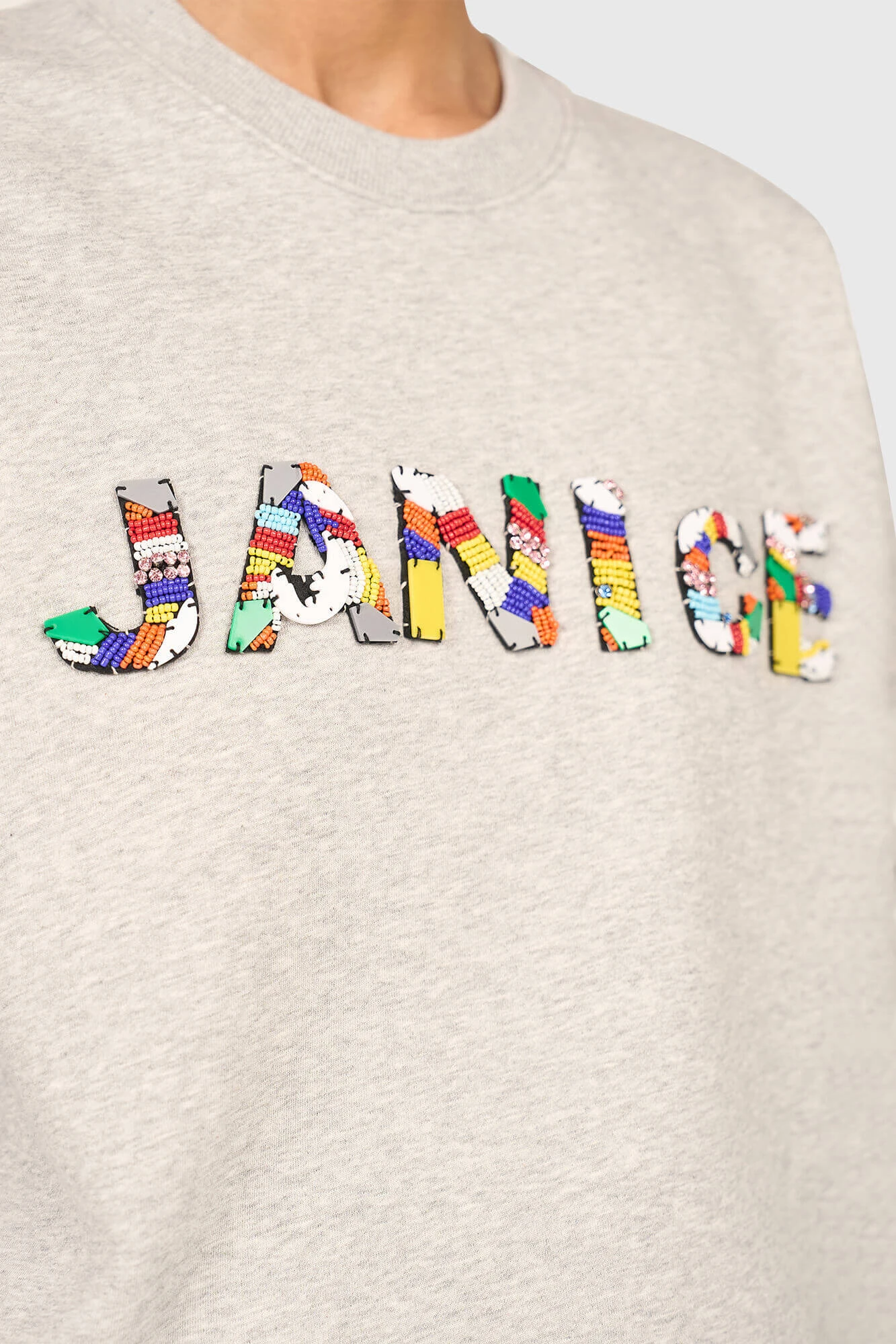 Andy Sweater Grijs Steentjes