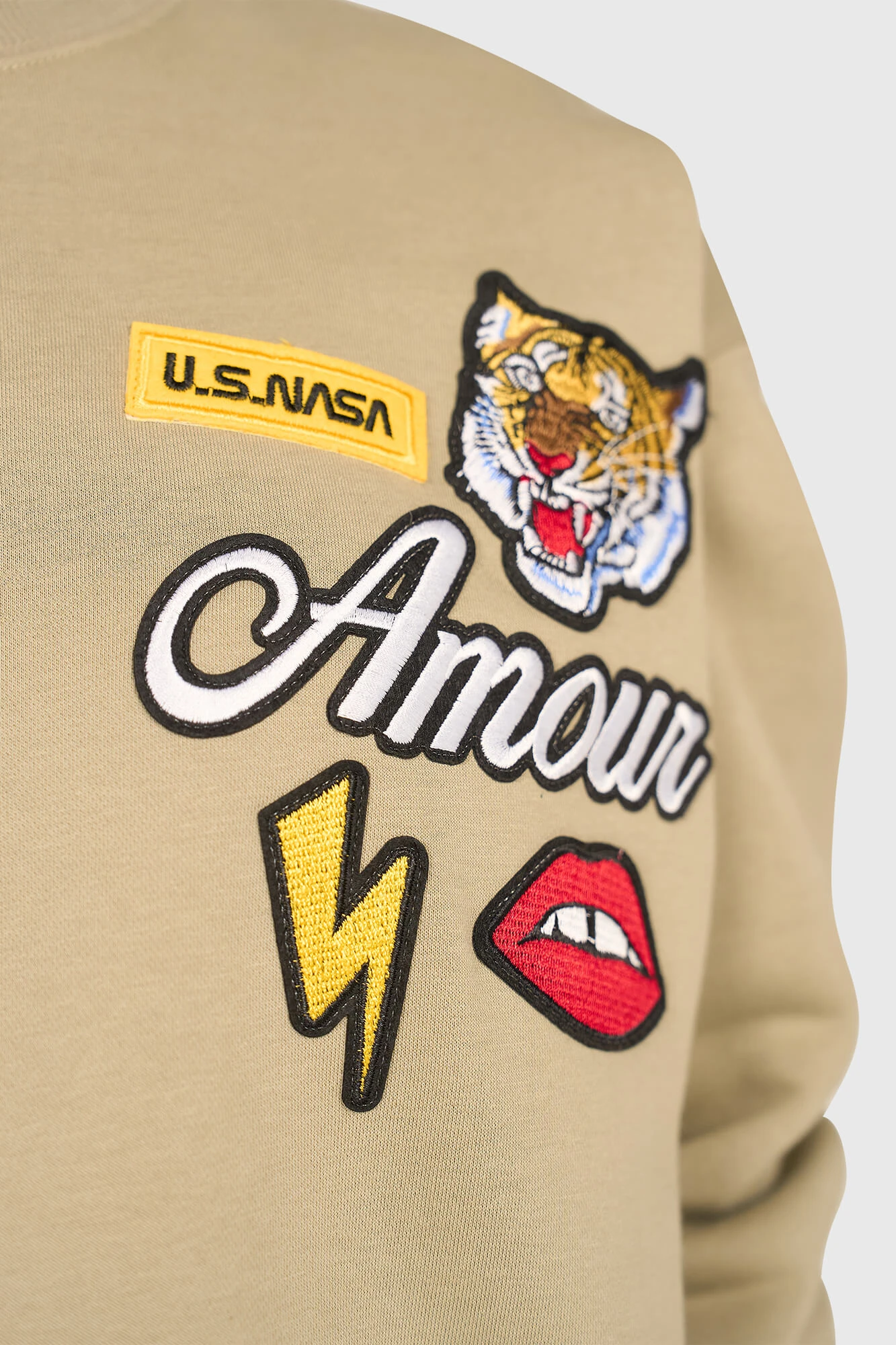 Andy Sweater Groen Patches