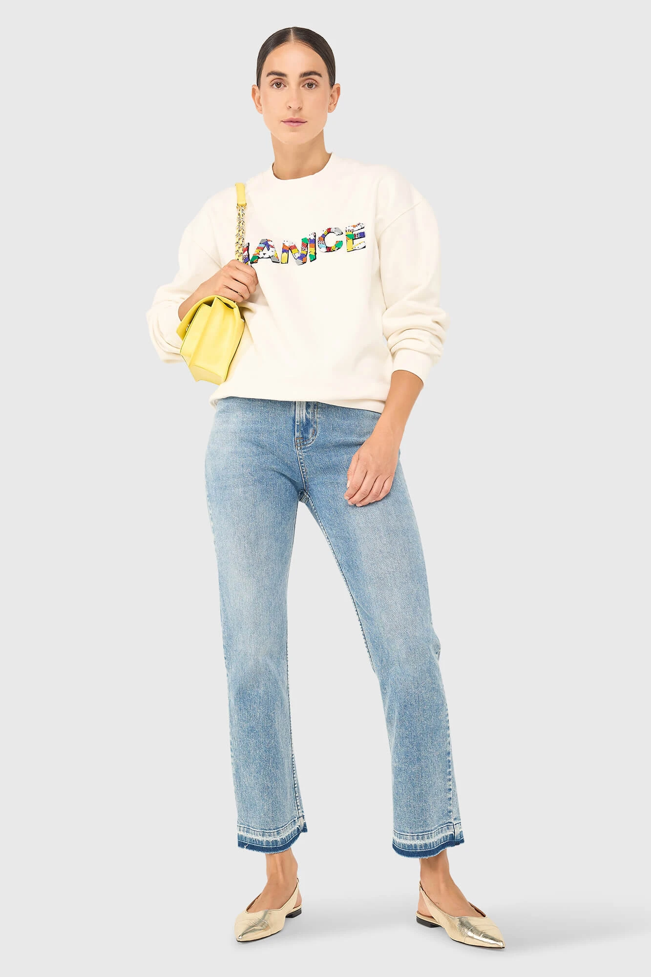 Andy Sweater Off White Steentjes