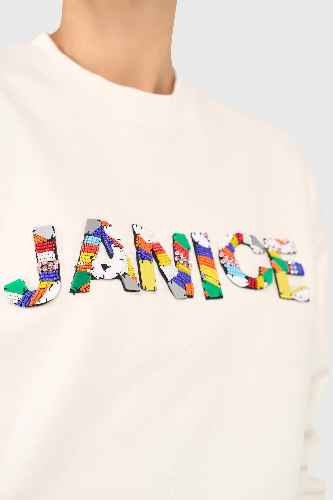 Andy Sweater Off White Steentjes