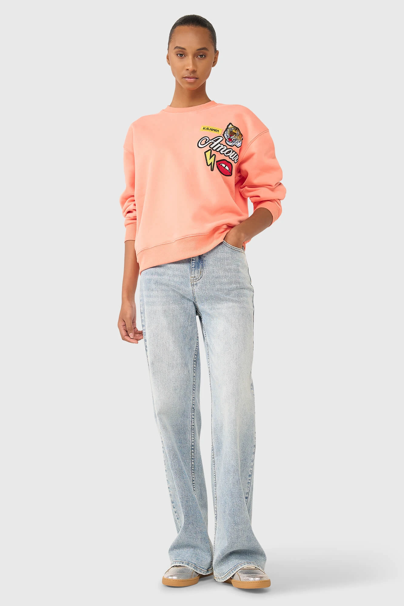 Andy Sweater Peach Patches